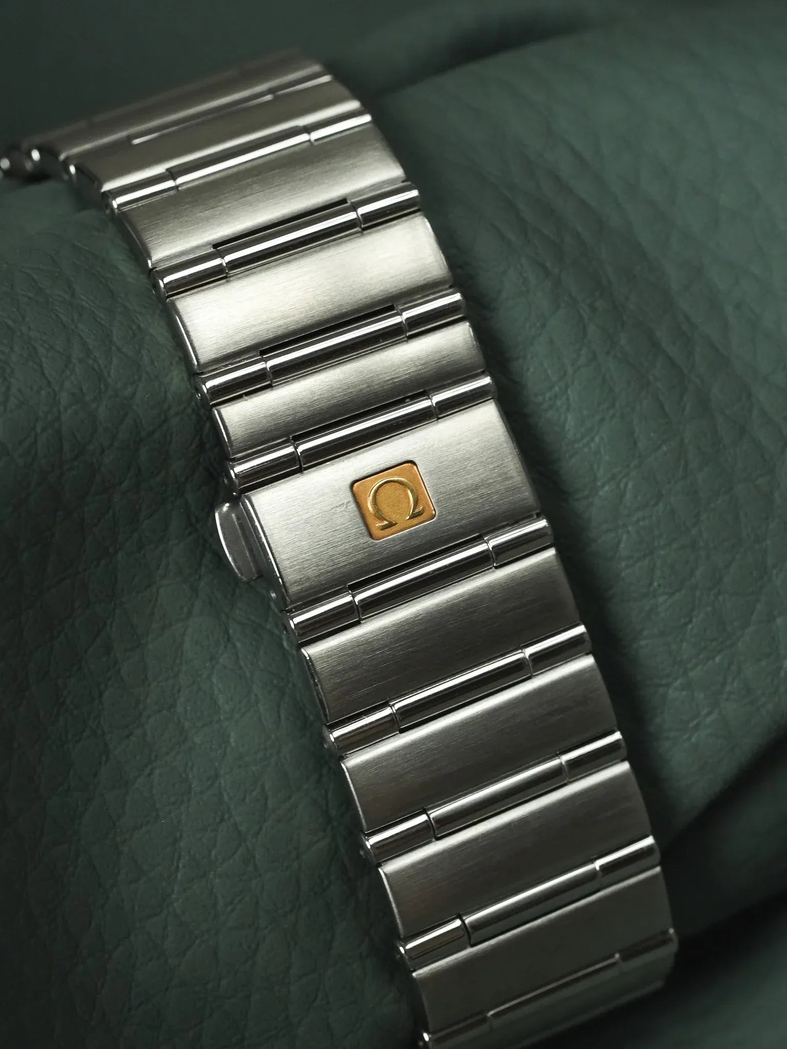 Omega - Constellation 双鹰 1542.40 钢 蜂窝灰色表盘 - 1990s