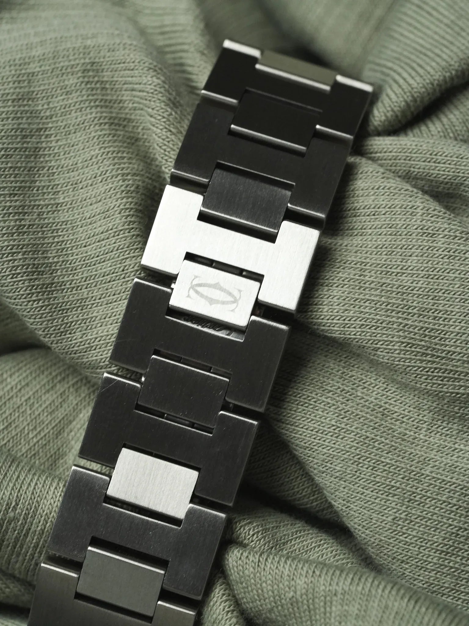 Cartier - Pasha 2475 Grande Data Acciaio Blu 35mm - anni 2000