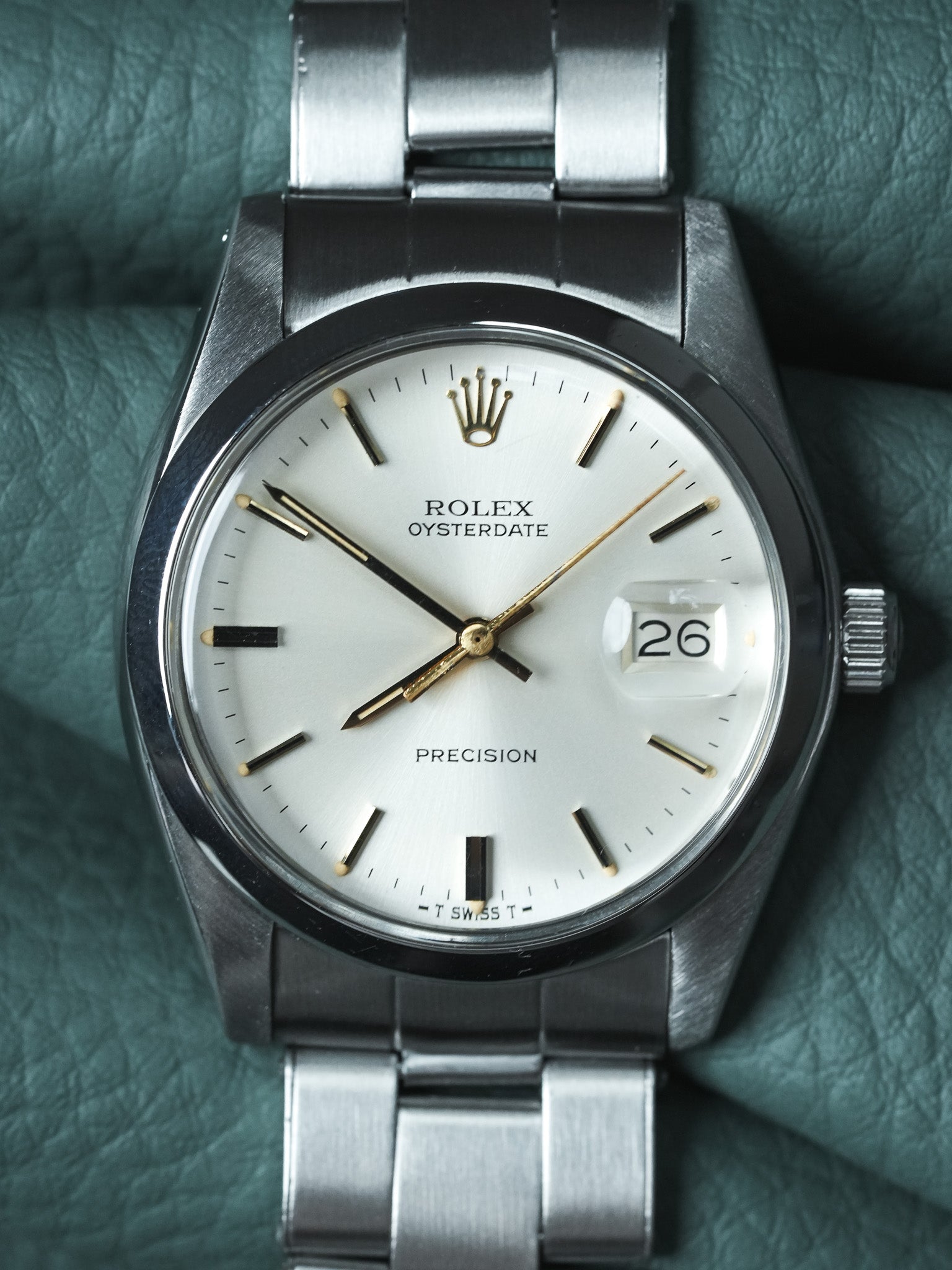 Rolex - Oysterdate 6694 Precision Cadran Champagne Aiguilles Or - 1977