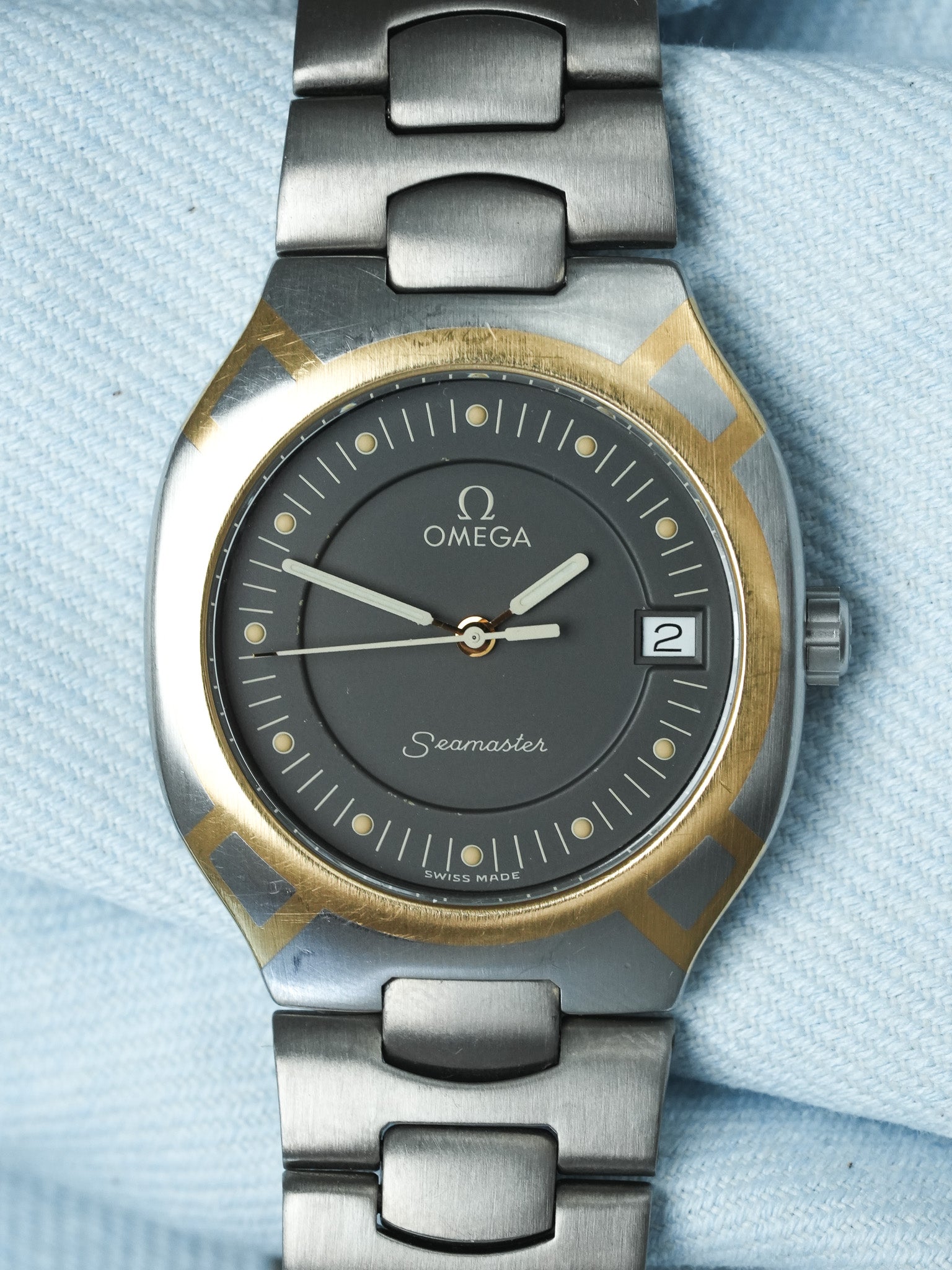 Omega - Seamaster Polaris Titanium Or 18k - 1986
