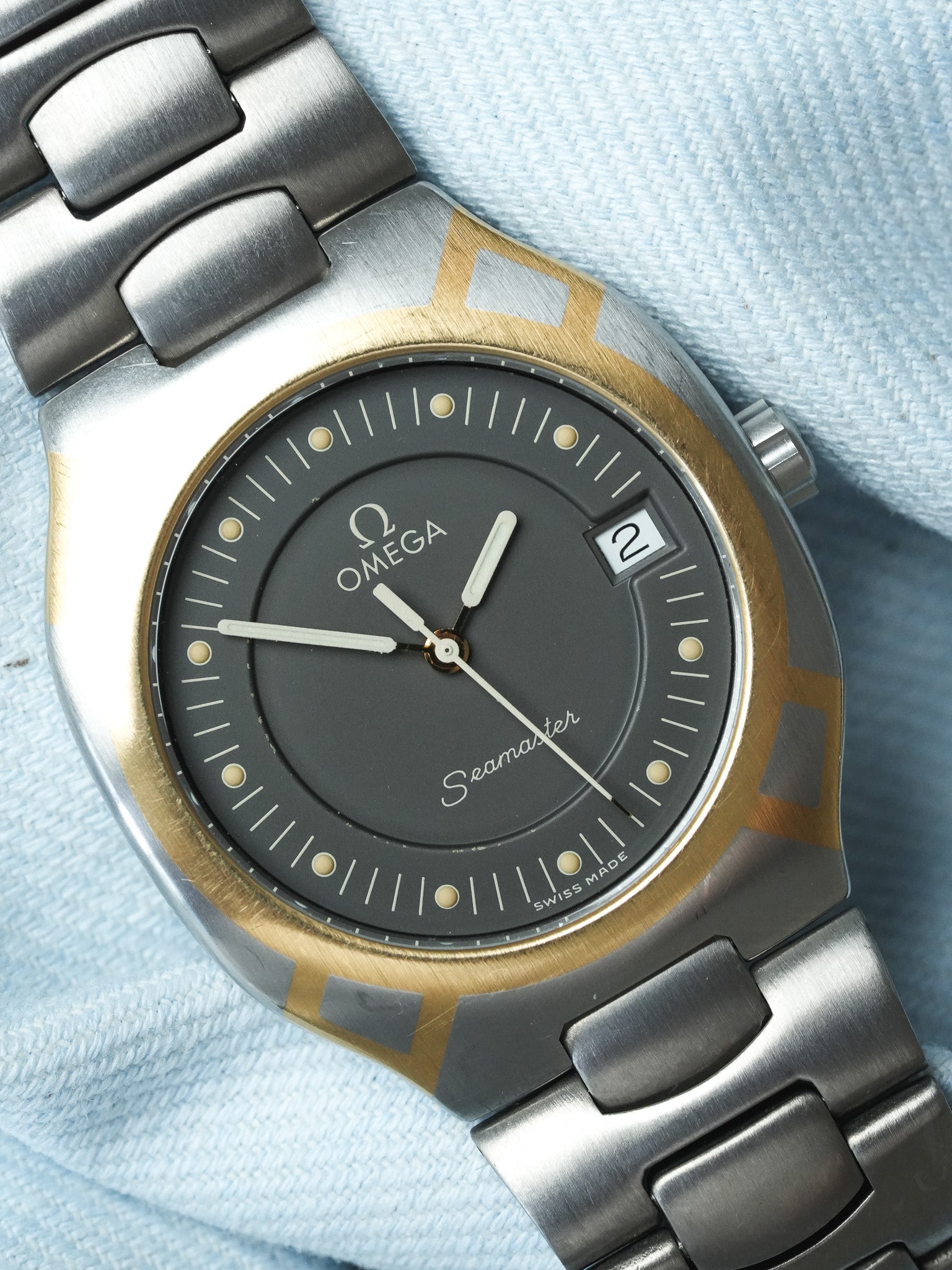 Omega - Seamaster Polaris Titanium Or 18k - 1986
