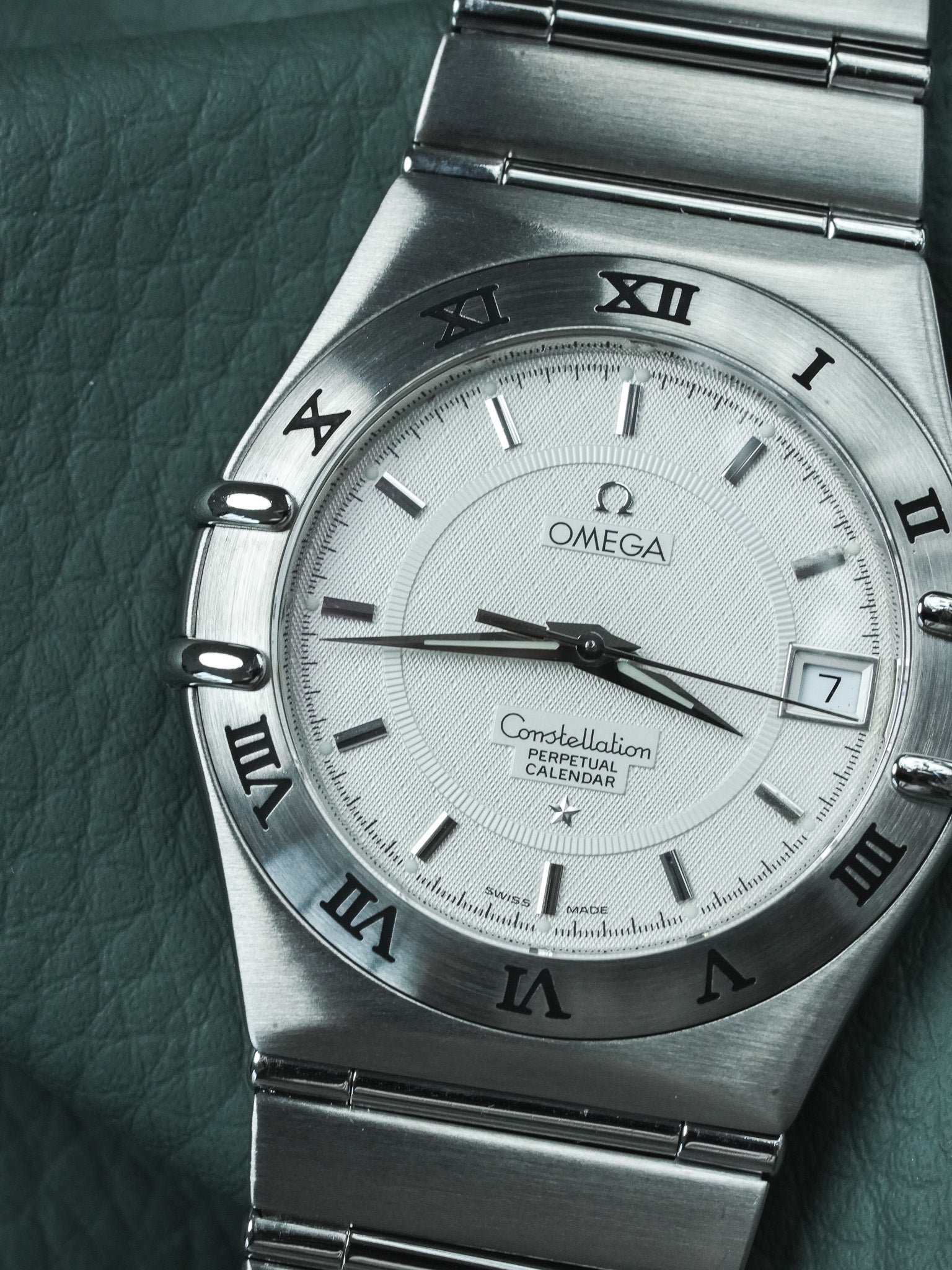 Omega - Constellation Manhattan Acier Calendrier Perpétuel - 1999