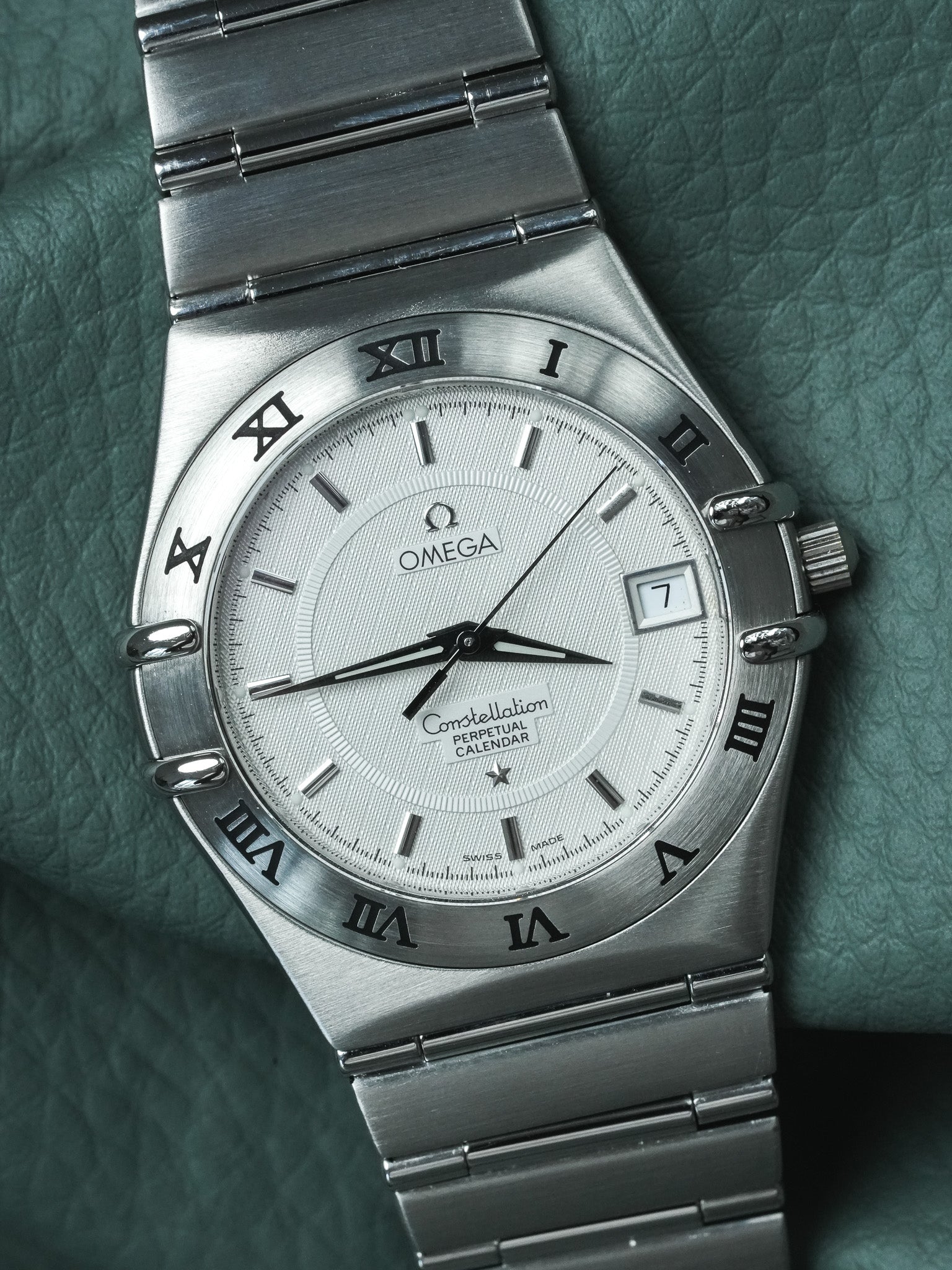 Omega - Constellation Manhattan Acier Calendrier Perpétuel - 1999
