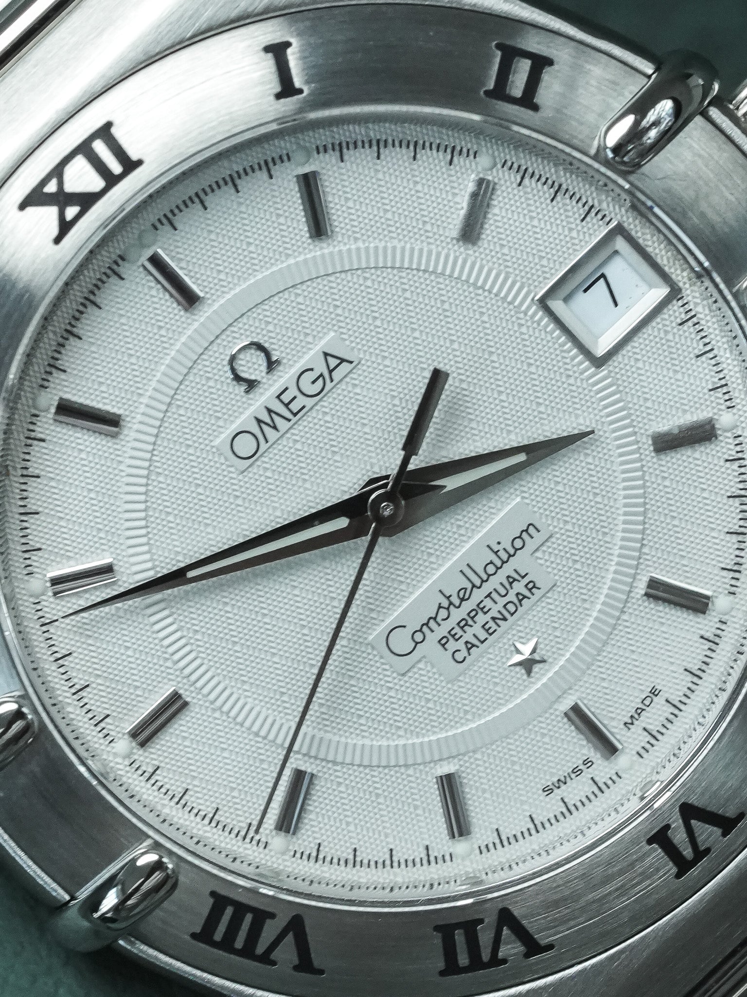 Omega - Constellation Manhattan Acier Calendrier Perpétuel - 1999