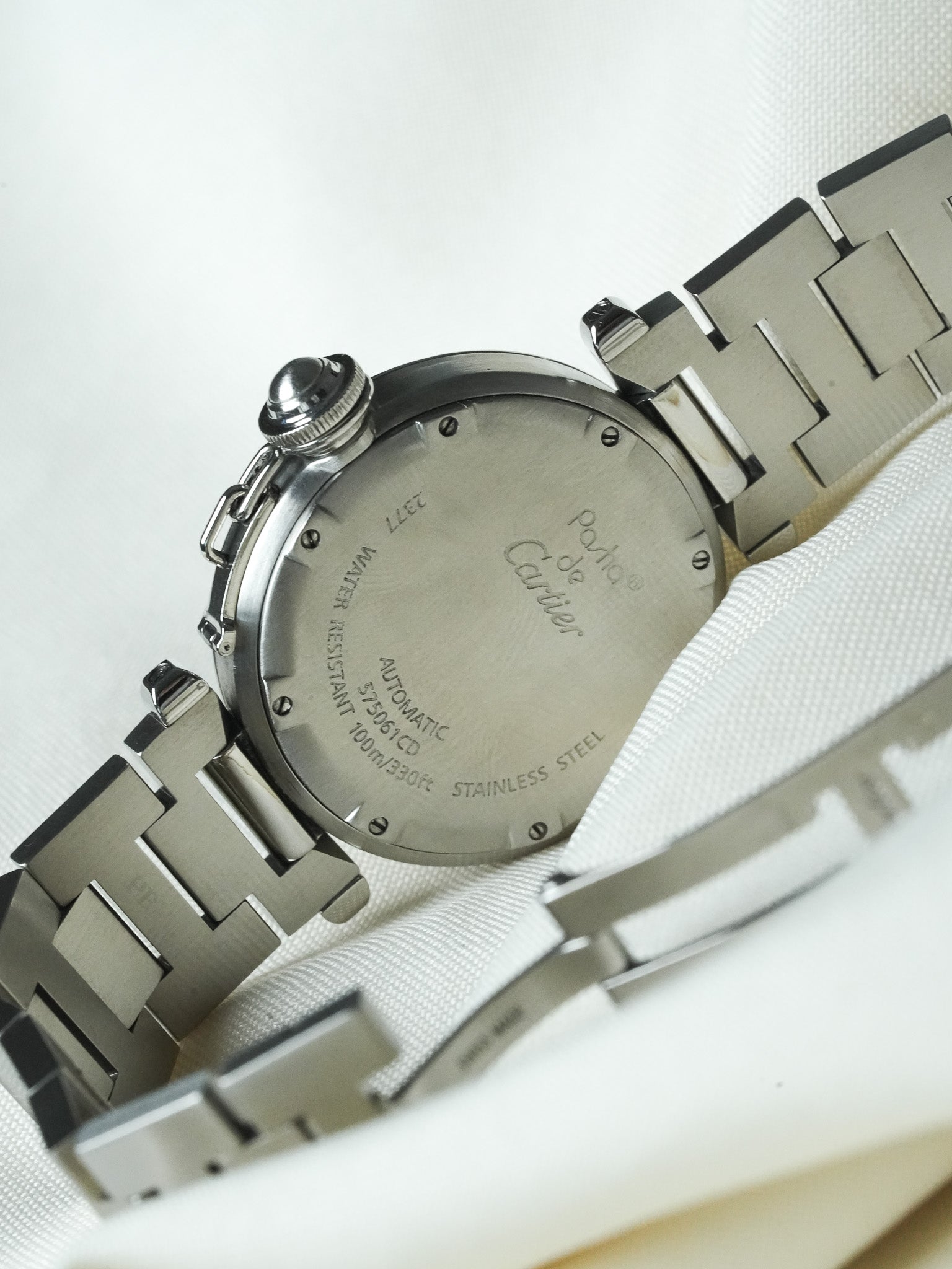Cartier - Pasha GMT 35mm Cadran Argent Top condition - 2000s