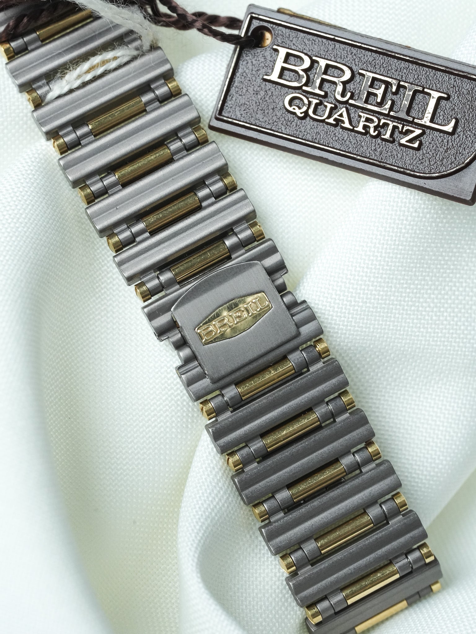 Breil - Gris Mat Or Cadran Or - Neuve de stock - 1990s