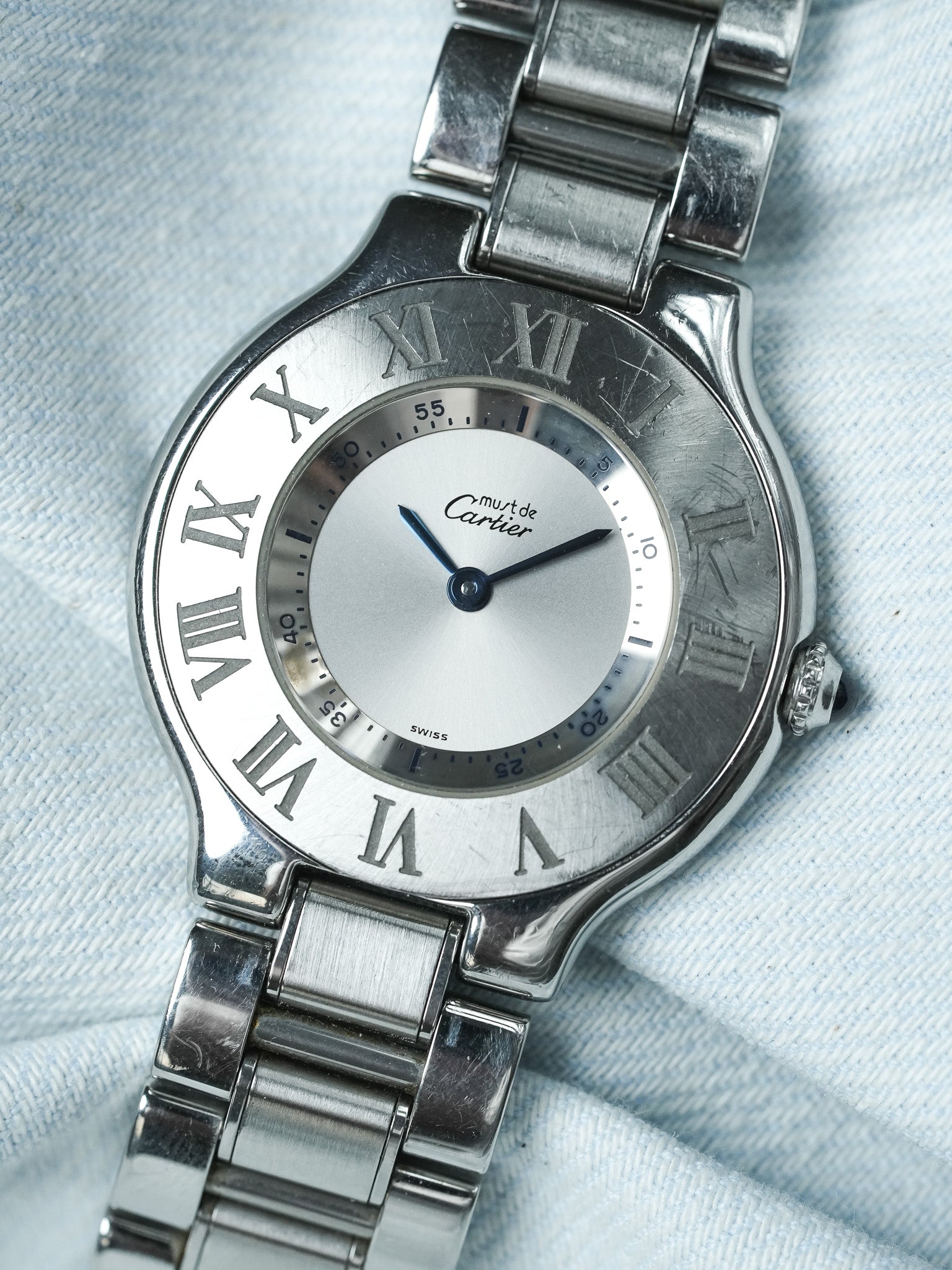 Cartier - Must di Cartier 21 1330 acciaio medio modello unisex - 1990s