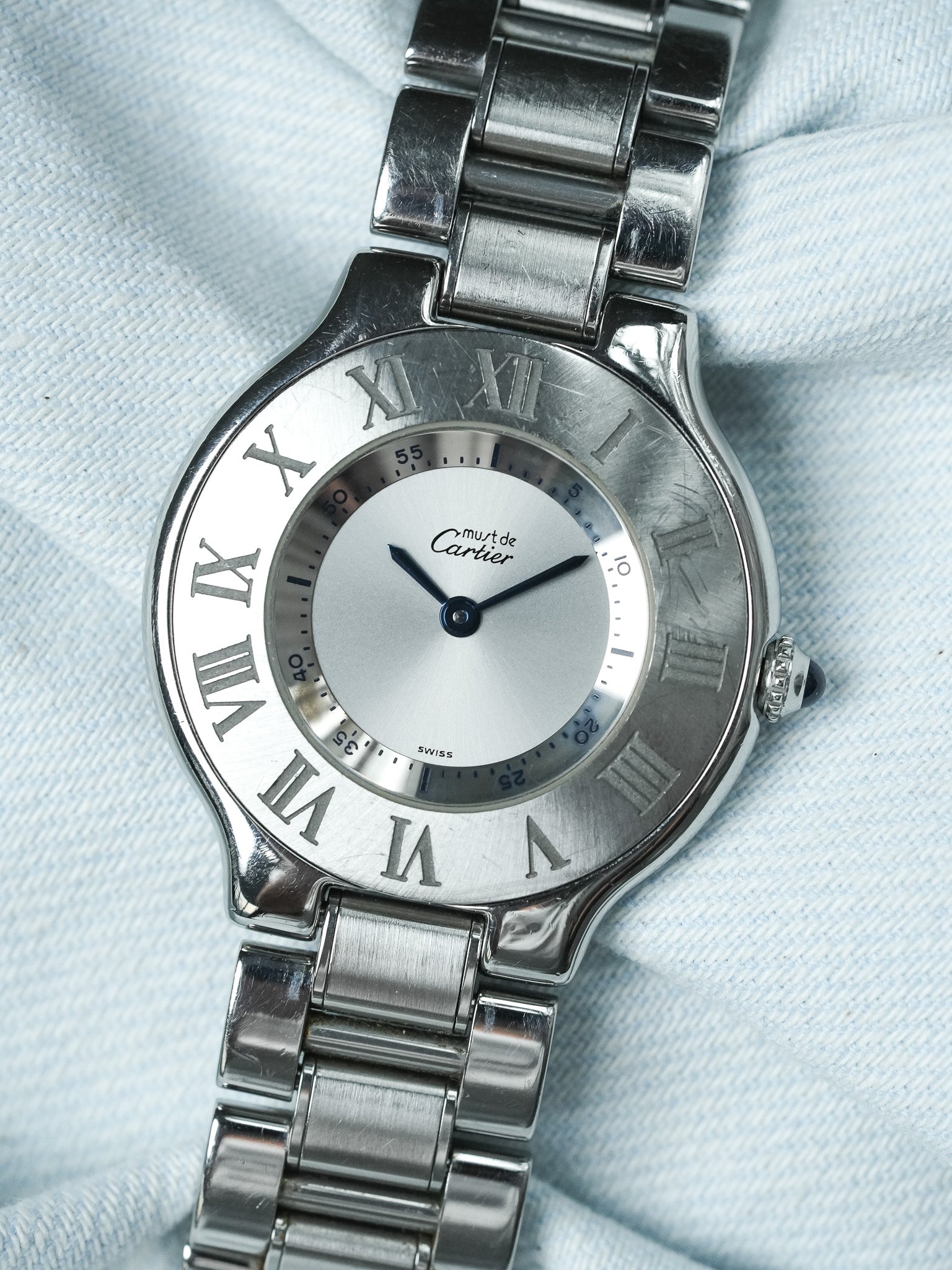 Cartier - Must di Cartier 21 1330 acciaio medio modello unisex - 1990s