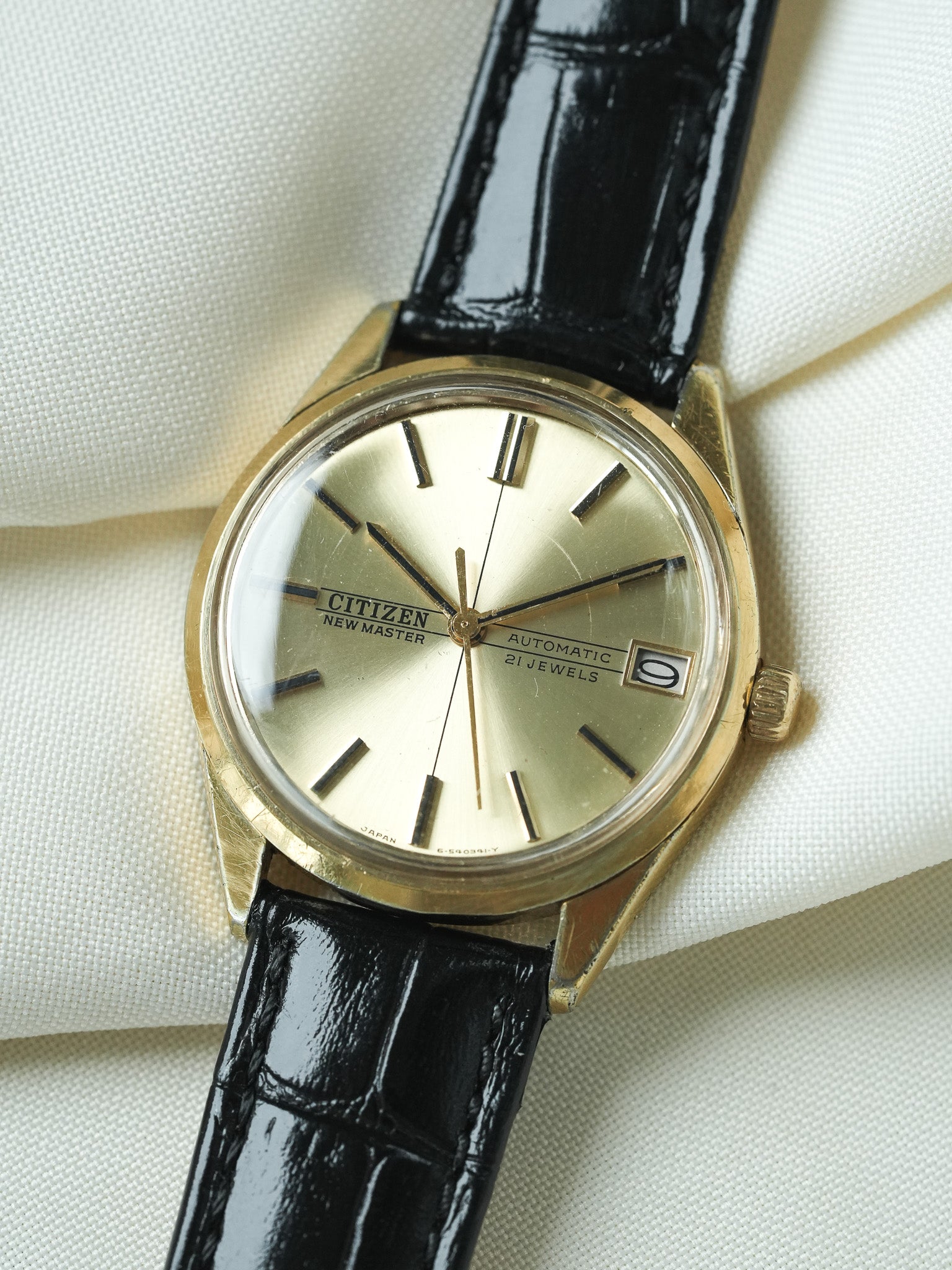 Citizen - 新款镀金自动日期大师 - 1960s