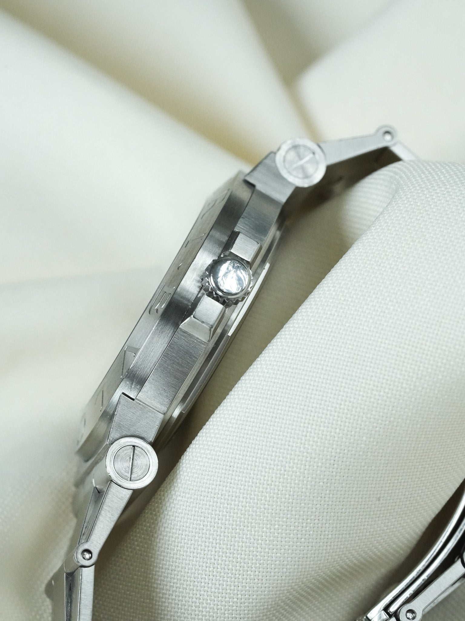 Bvlgari - Diagono Bracelet acier cadran blanc - 2005