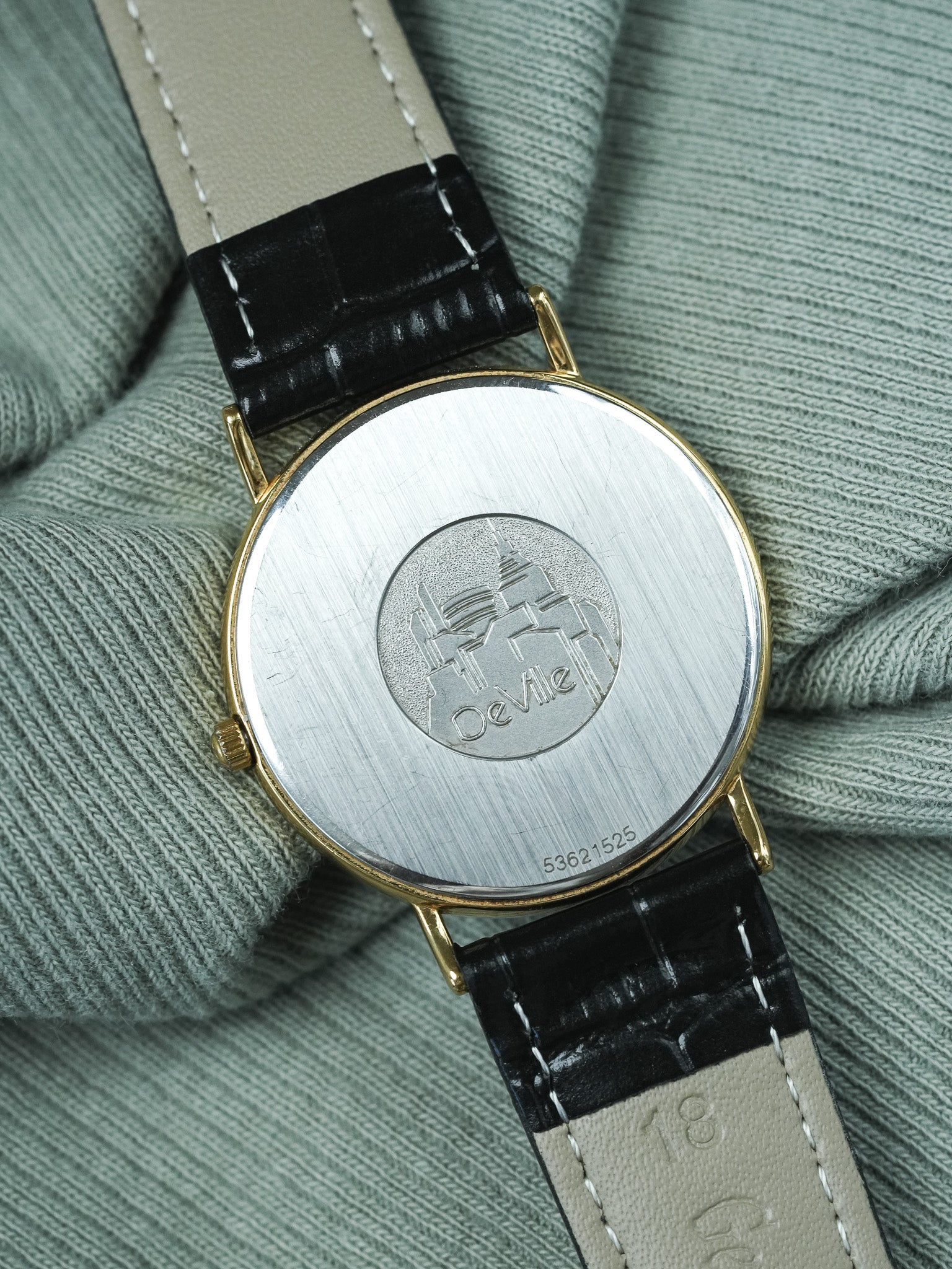 Montre Omega Vintage De Ville Ronde - Plaqué Or Quartz (1991) - Atelier Victor
