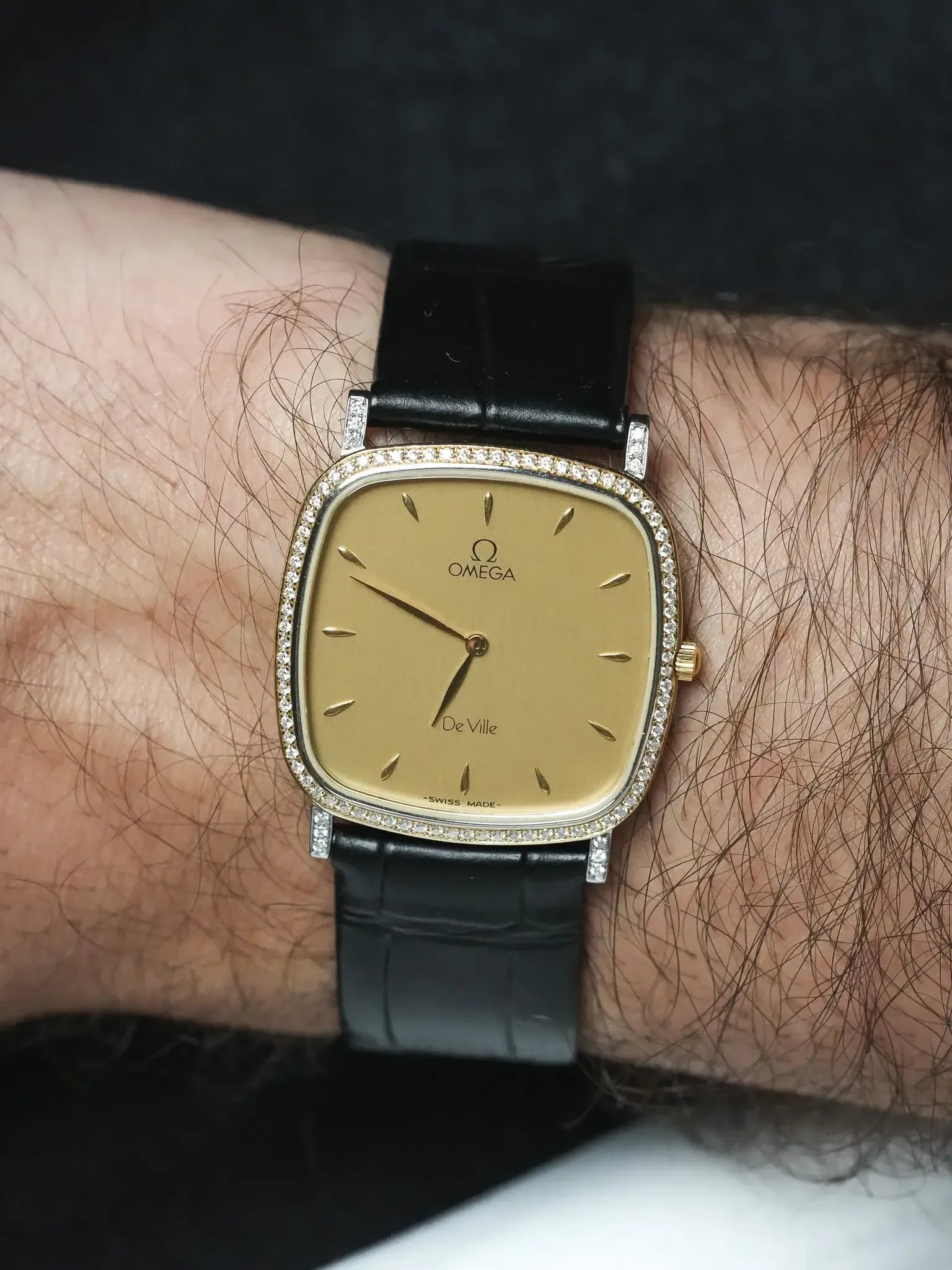Reloj Omega De Ville Vintage (1993) – Diamantes & Extra-Plano