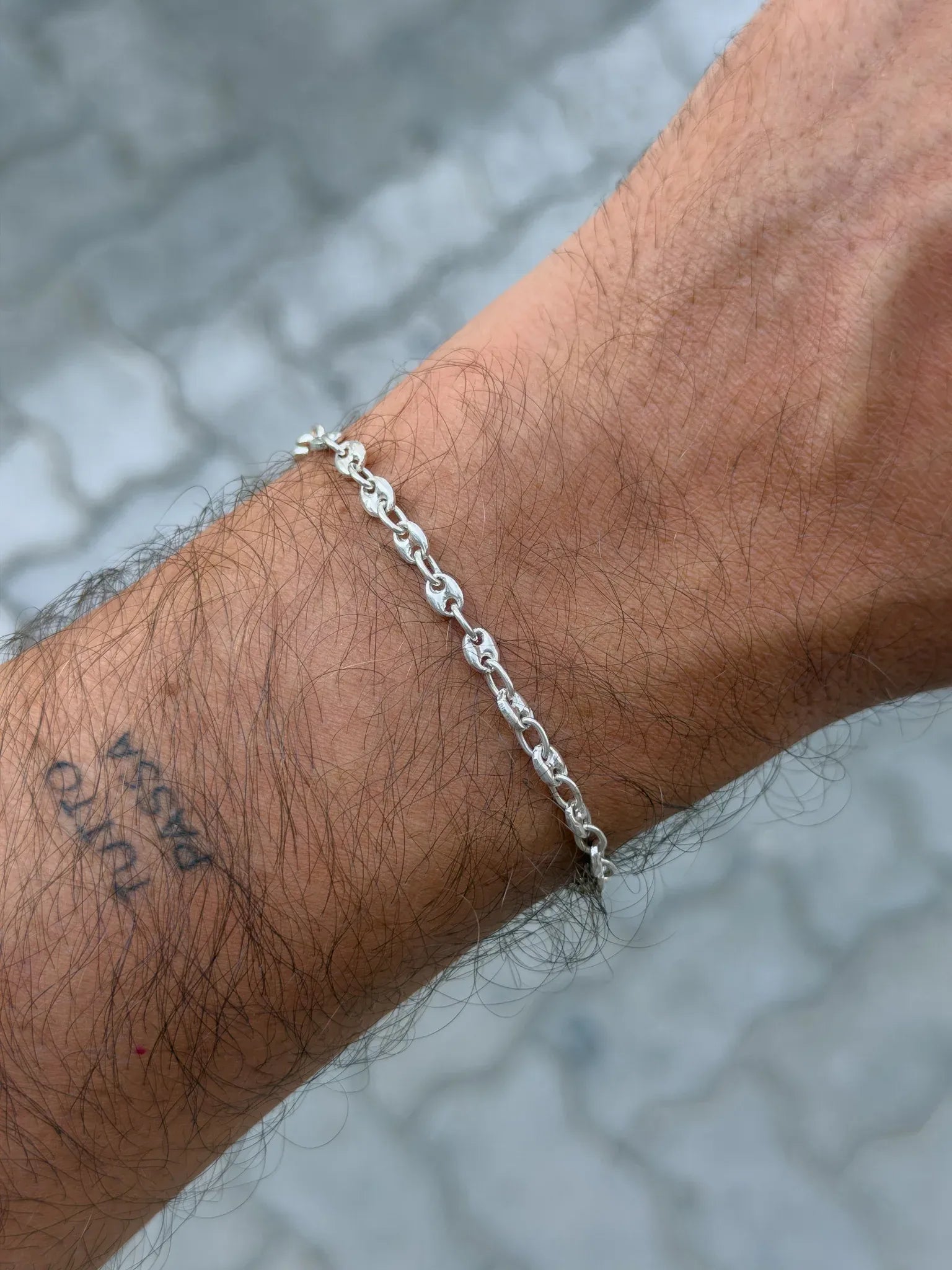 Bracelet en argent 925 - Ernest - Moyen Modèle - Atelier Victor