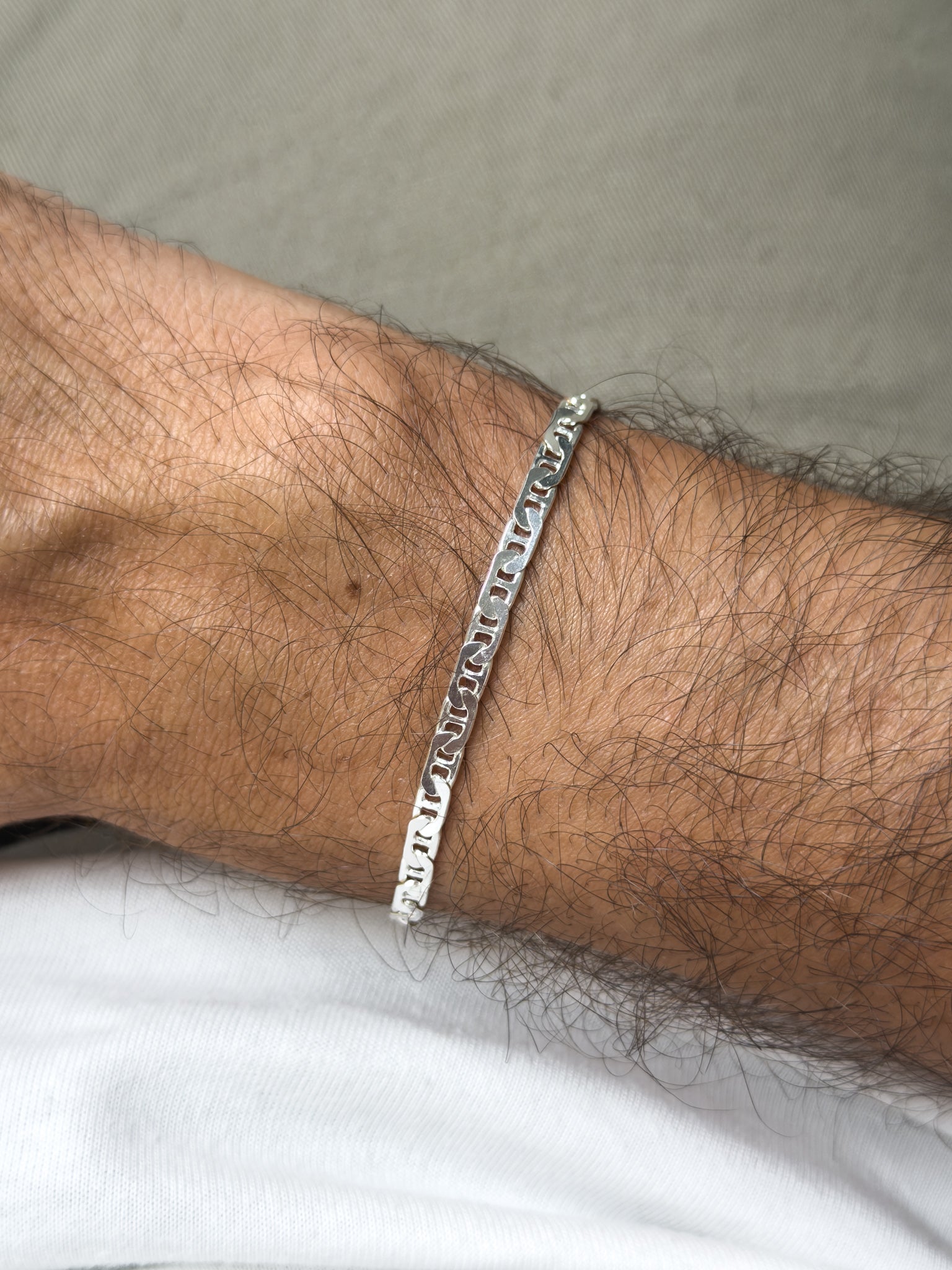 Bracelet en argent 925 - Amaury - Moyen Modèle