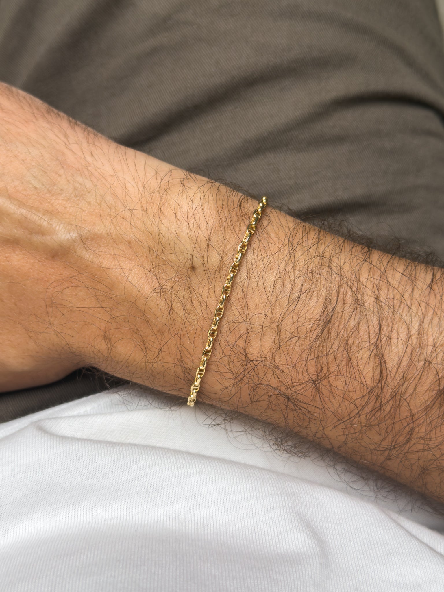 Bracelet en or jaune 18k - Albin - Moyen Modèle