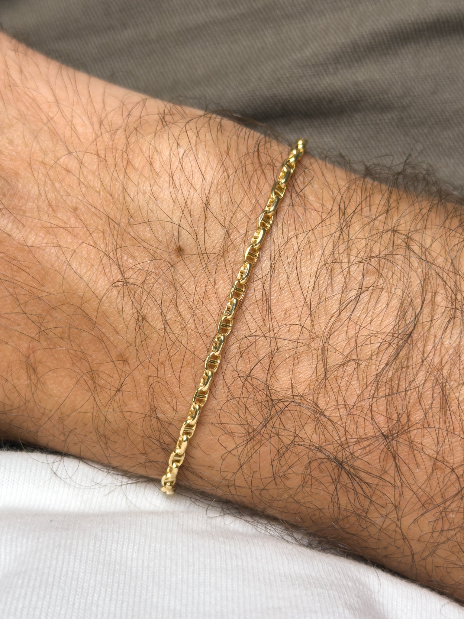 Bracelet en or jaune 18k - Albin - Moyen Modèle