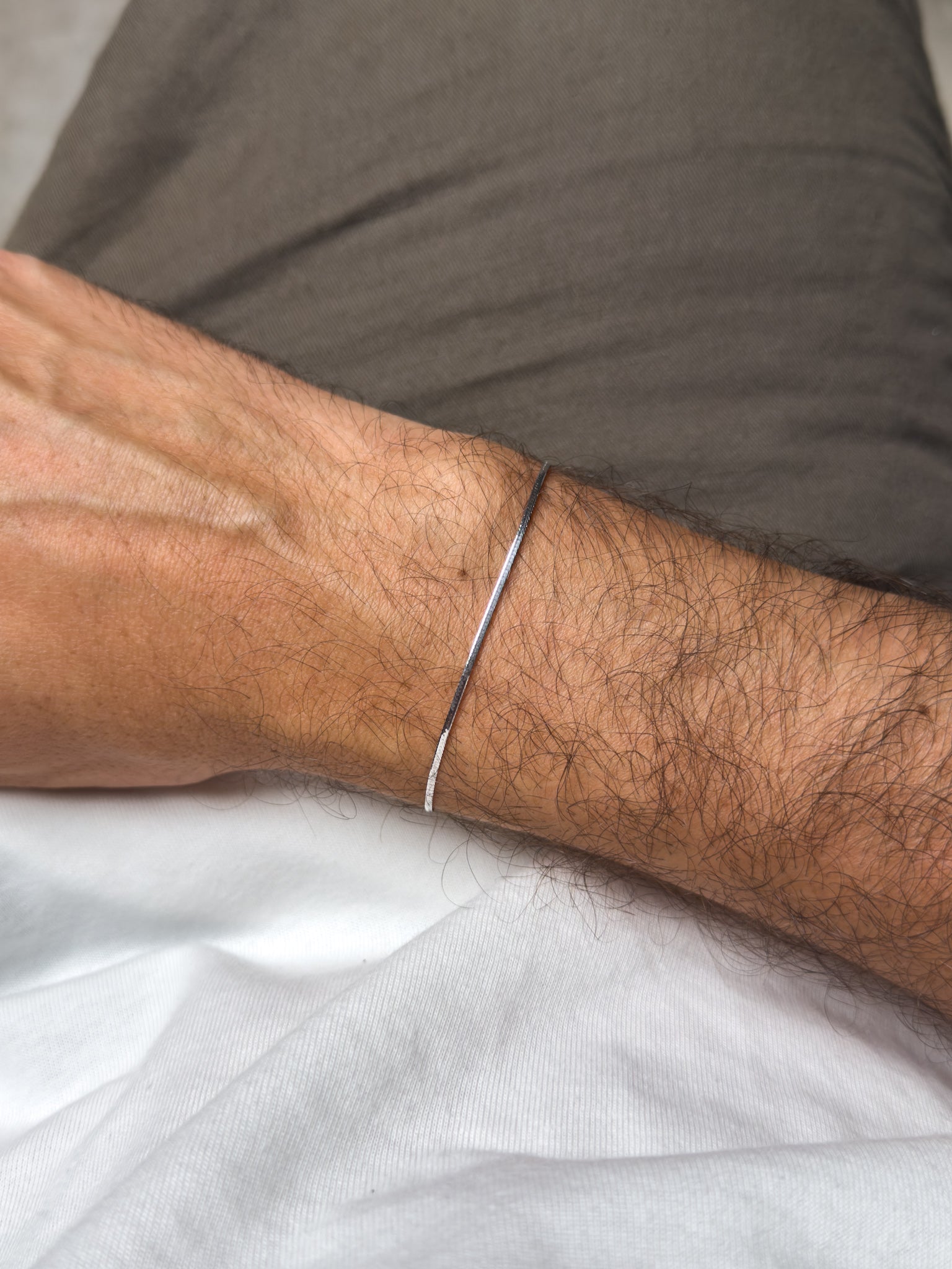 Bracelet en or blanc 18k - Tancrède - Très Petit Modèle