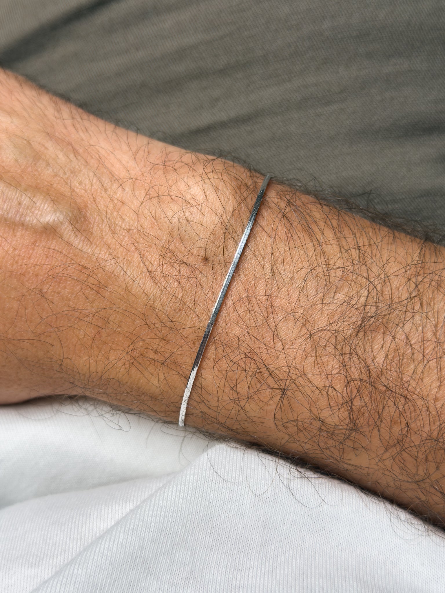 Bracelet en or blanc 18k - Tancrède - Très Petit Modèle