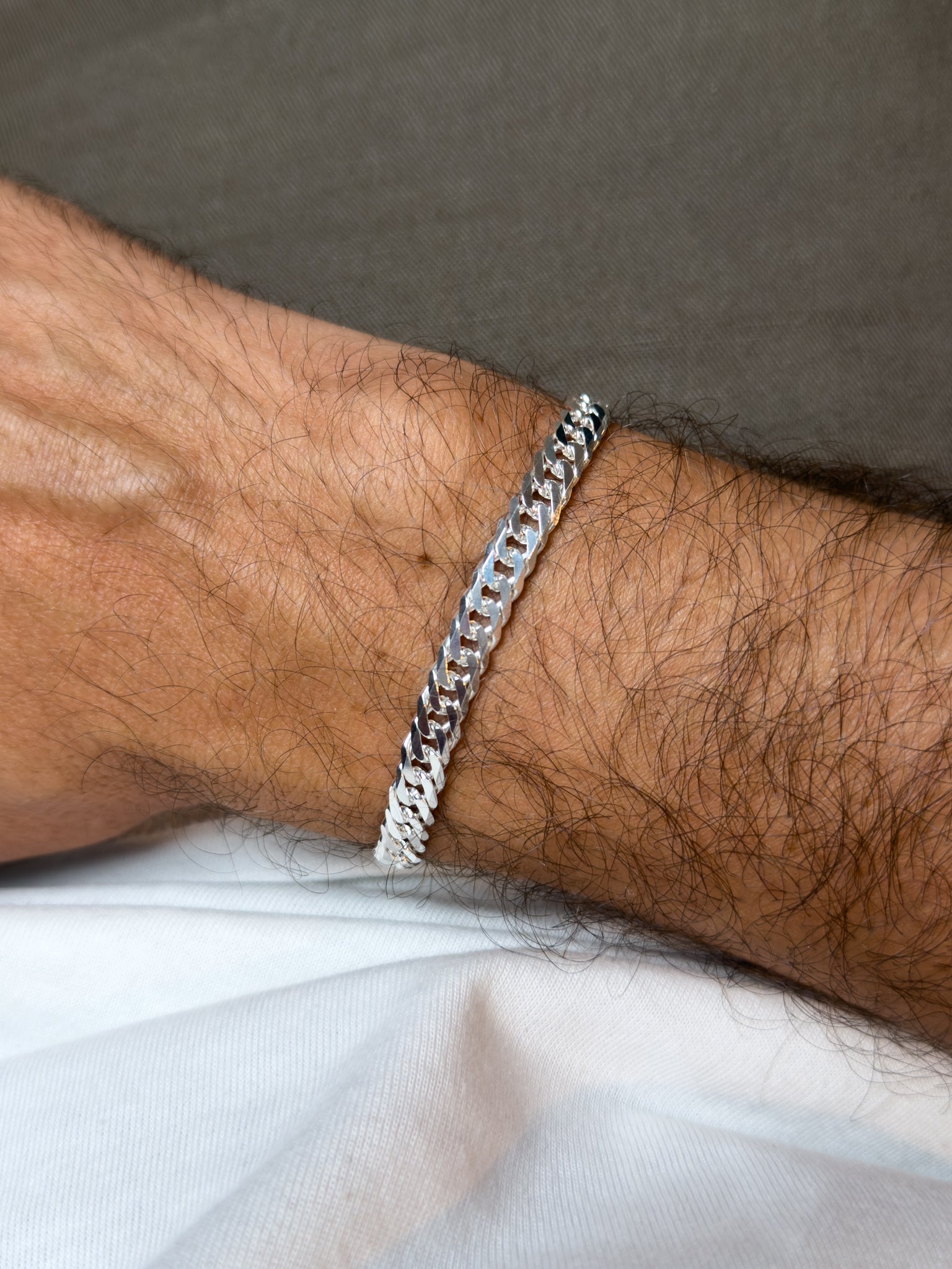 Bracelet en argent 925 - Clovis - Grand Modèle