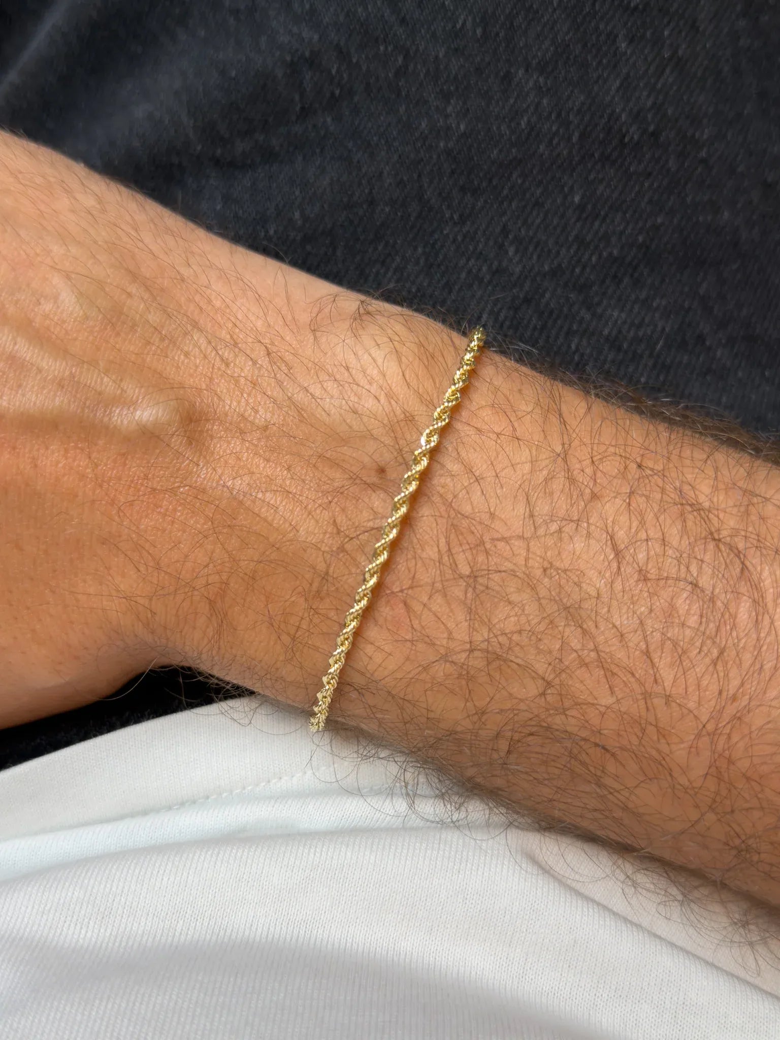 Bracelet en or jaune 18k - Léontine - Moyen Modèle - Atelier Victor