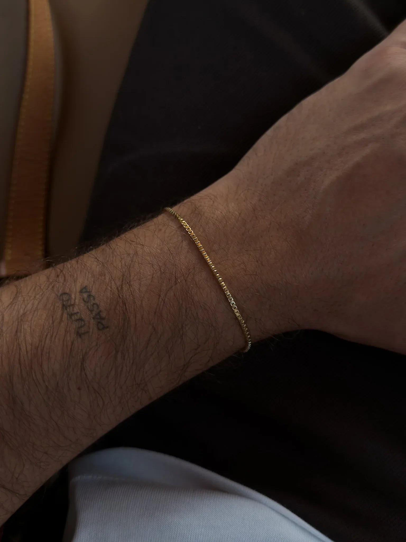 Pulsera Oro amarillo 18k - Héctor - Modelo Mediano