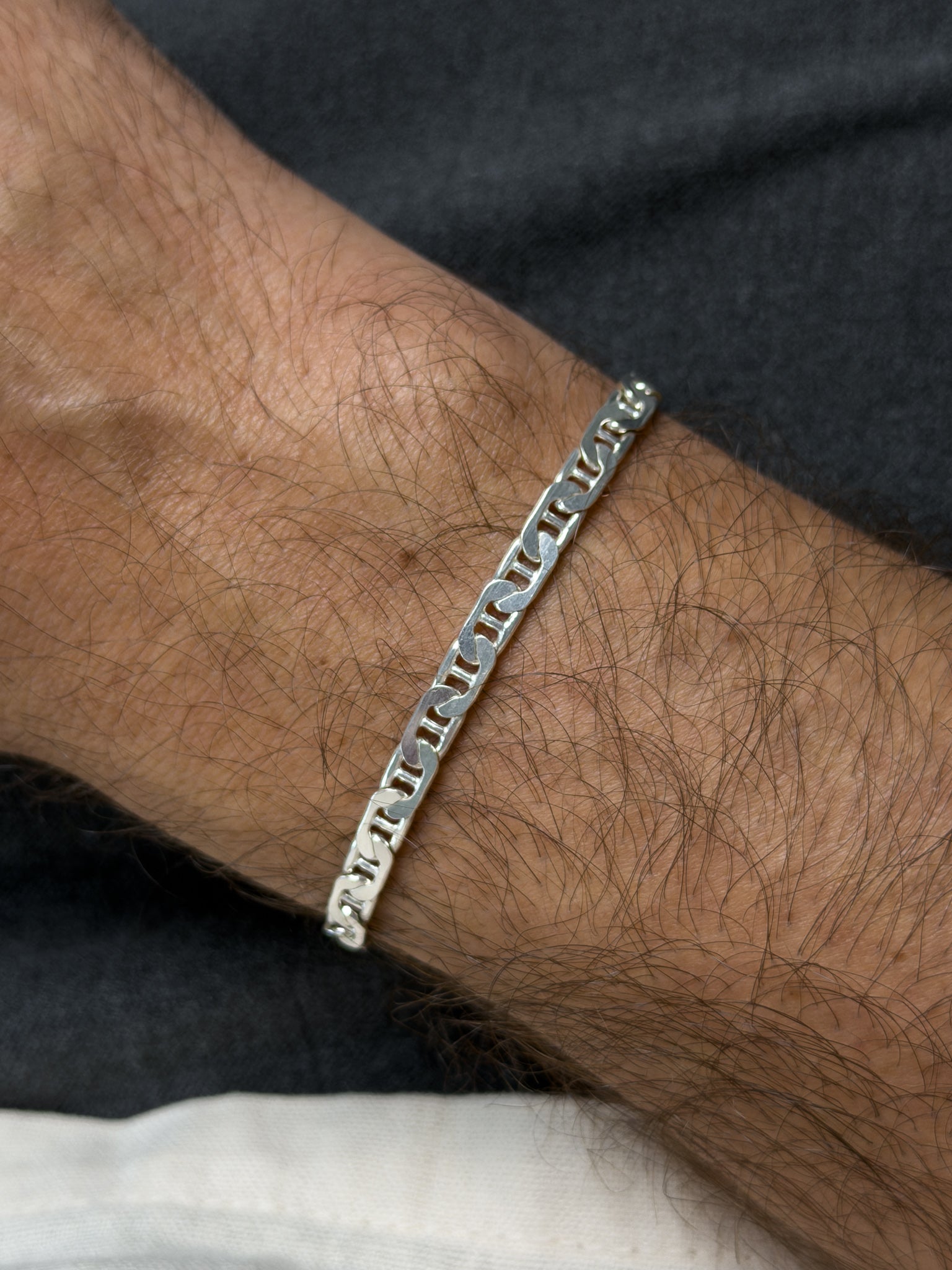 Bracelet en argent 925 - Amaury - Grand Modèle