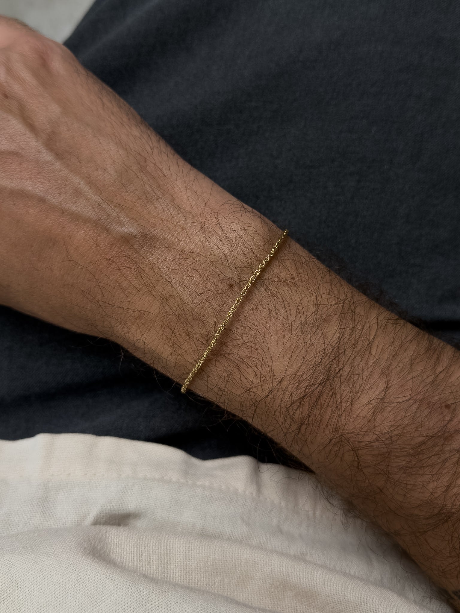 Bracciale in oro giallo 18k - Léontine - Modello Molto Piccolo