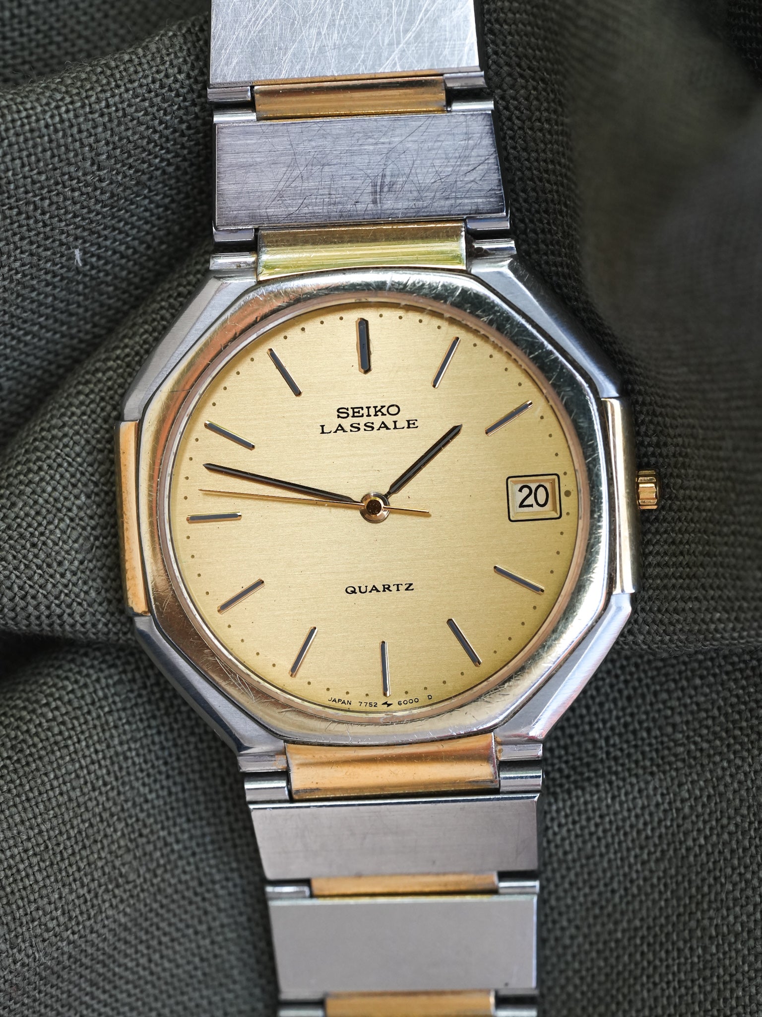 Seiko - Lassale Octogonale Acier Or - 1981