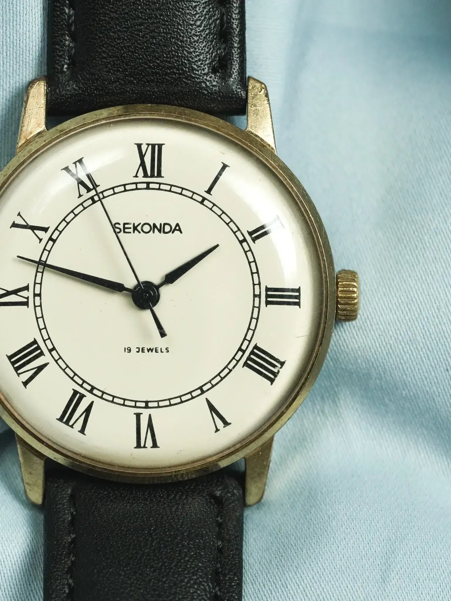 Sekonda - Or Index Romain - 1970s - Atelier Victor