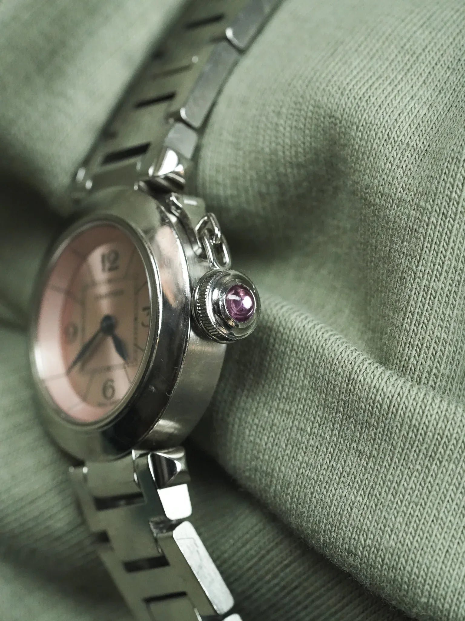 Cartier - ميني Pasha روز 2973 27mm فولاذ - 2000s