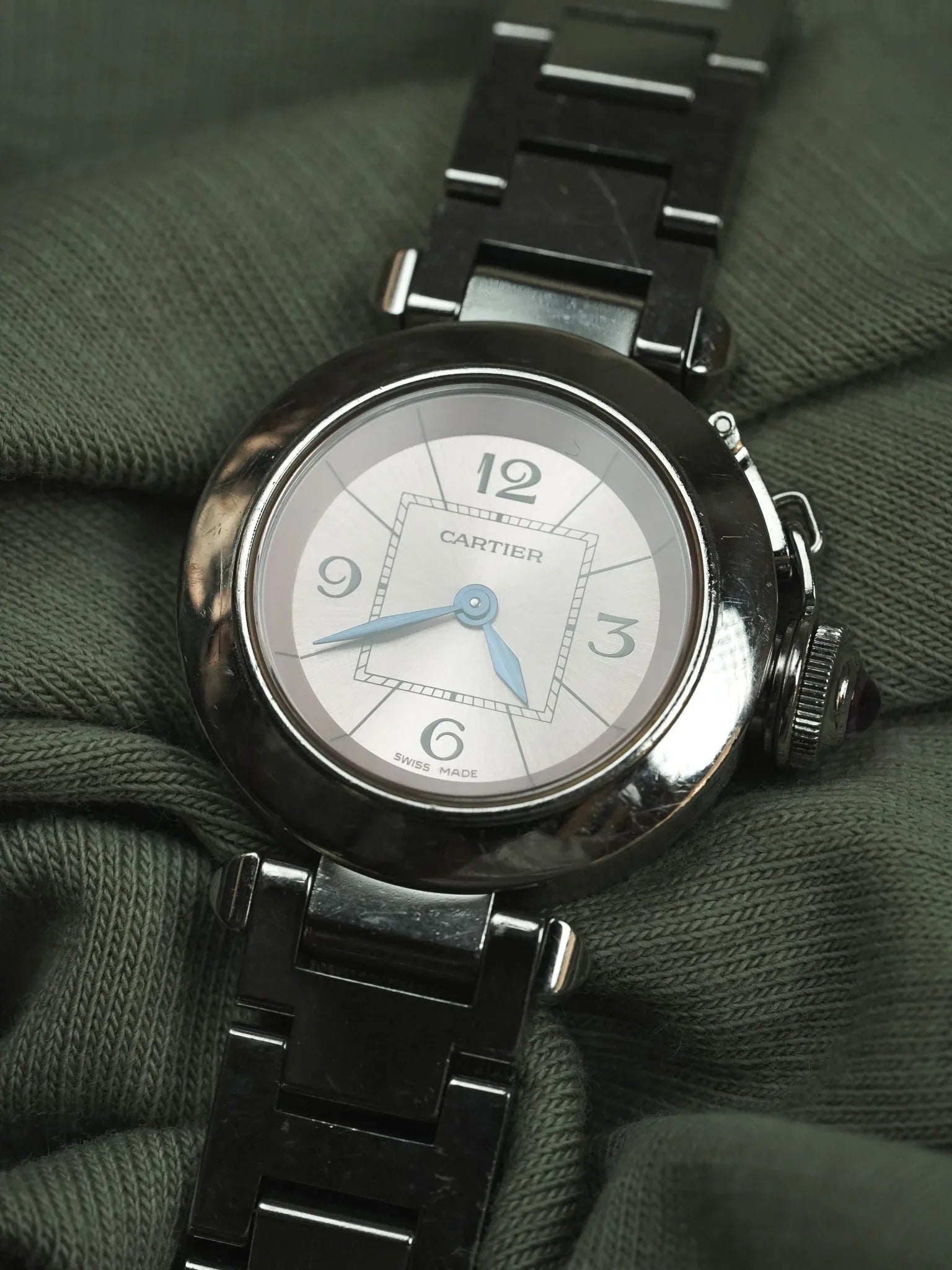 Cartier - ميني Pasha روز 2973 27mm فولاذ - 2000s