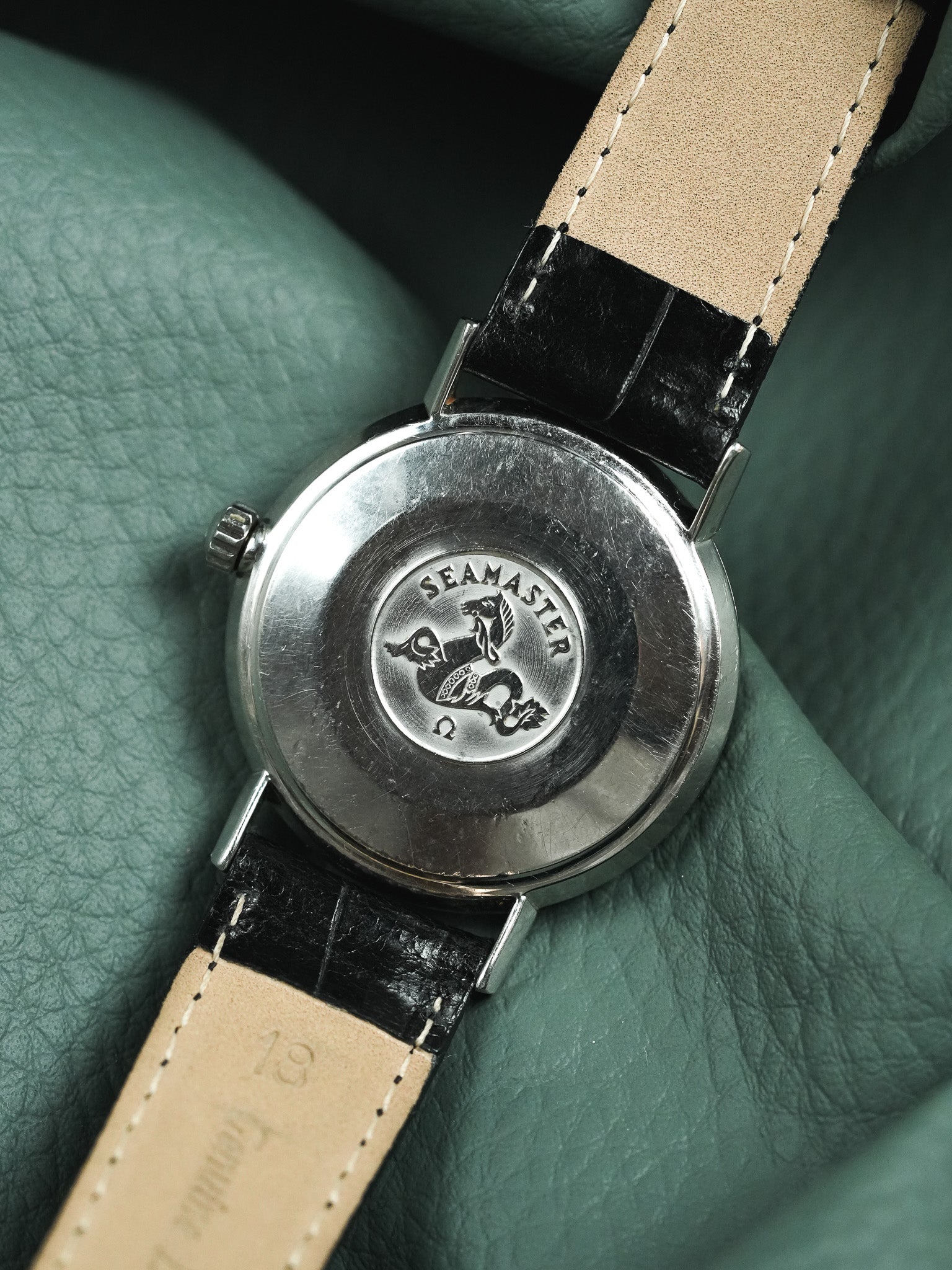 أوميغا - Seamaster 14740.1.SC مونوبلوك قرص رمادي بمؤشرات ذهبية - 1960