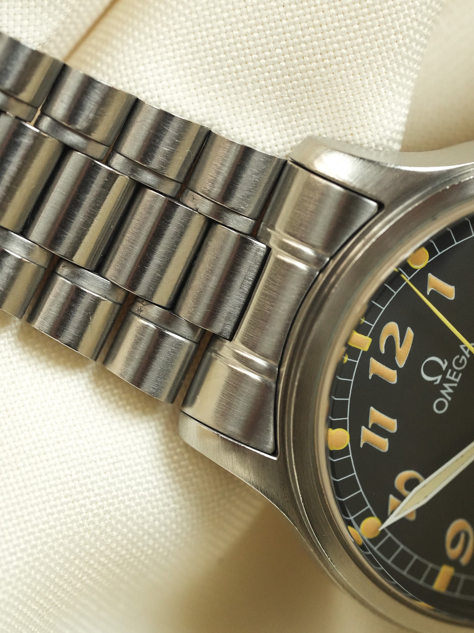 Omega - Dynamic III 166.0310 Black Dial Orange Patina Indexes - 2000s