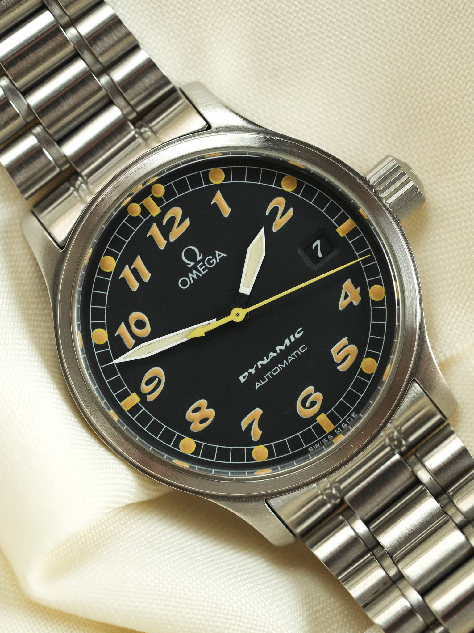 Omega - Dynamic III 166.0310 Black Dial Orange Patina Indexes - 2000s