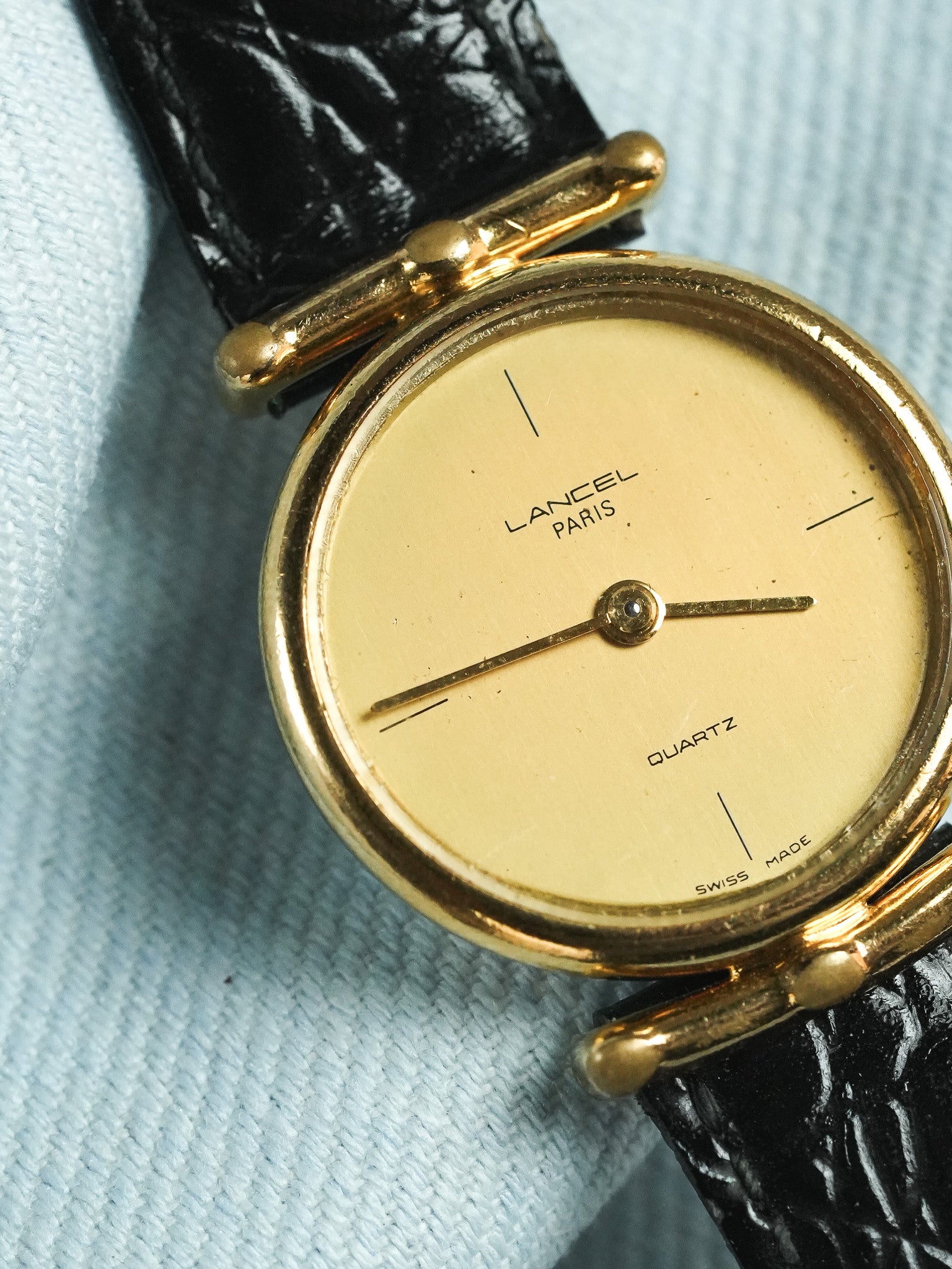 Lancel - Or Cornes Centrales Quartz - 1990s