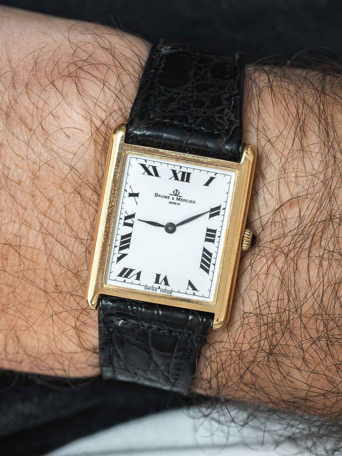 Baume & Mercier Vintage Watch - ref.37059 Tank 18k Yellow  display picture 3