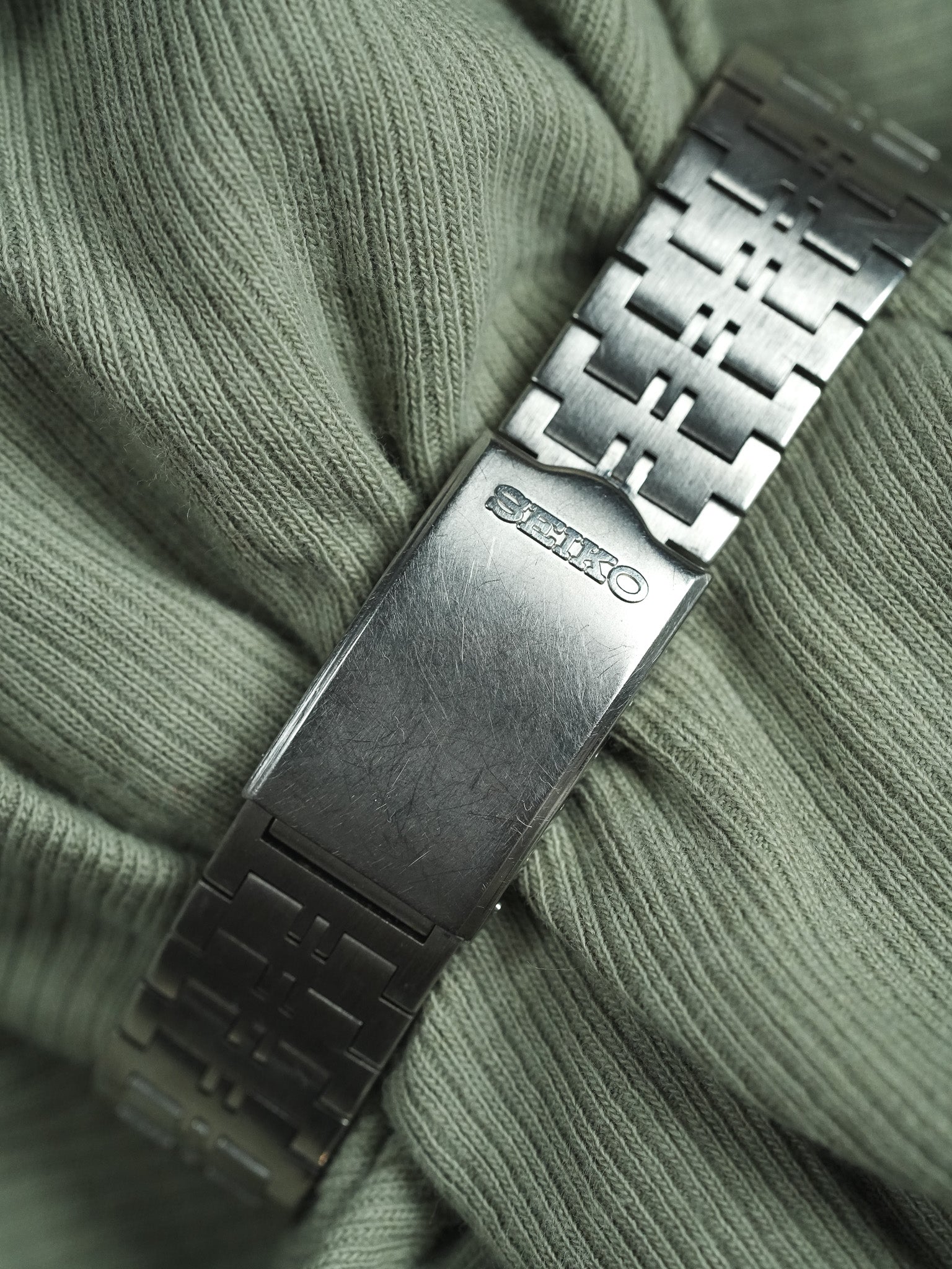 Seiko - نوع II Daydate كانجي فولاذي مزخرف سوار فولاذي خاص - 1987