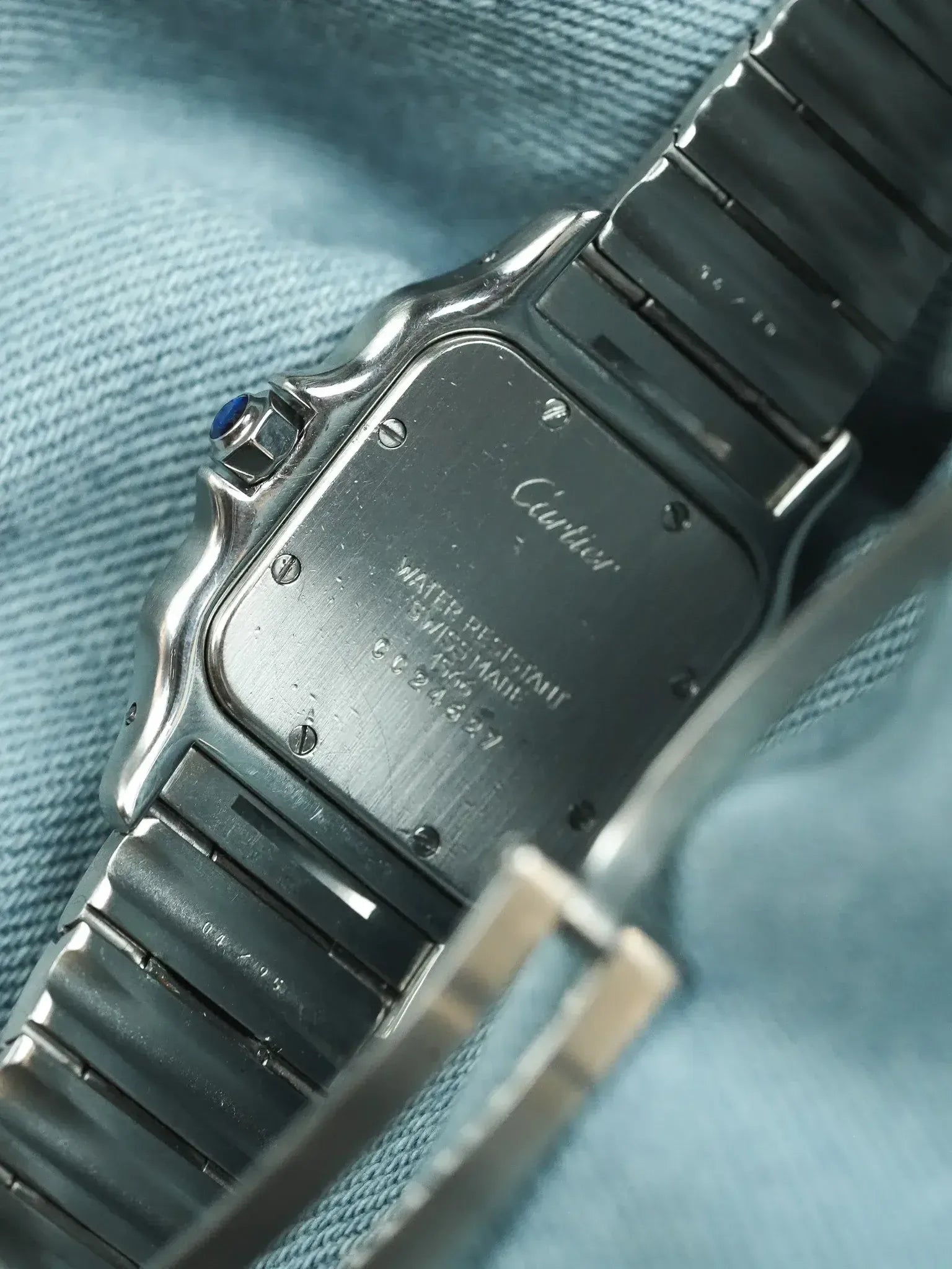 Cartier - Santos Galbée 1566 Acier Or Cadran Taupe 29mm - 1990s - Atelier Victor