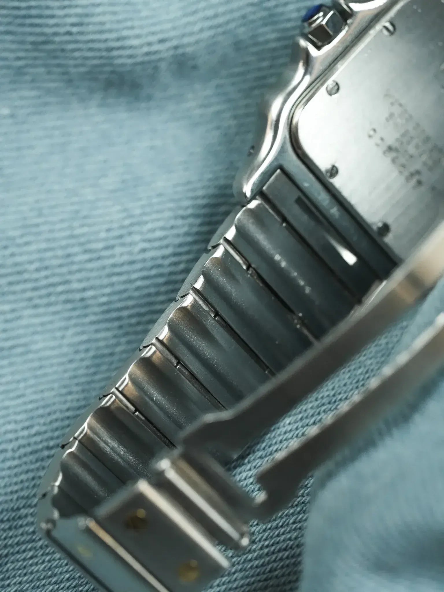 Cartier - Santos Galbée 1566 Acier Or Cadran Taupe 29mm - 1990s - Atelier Victor