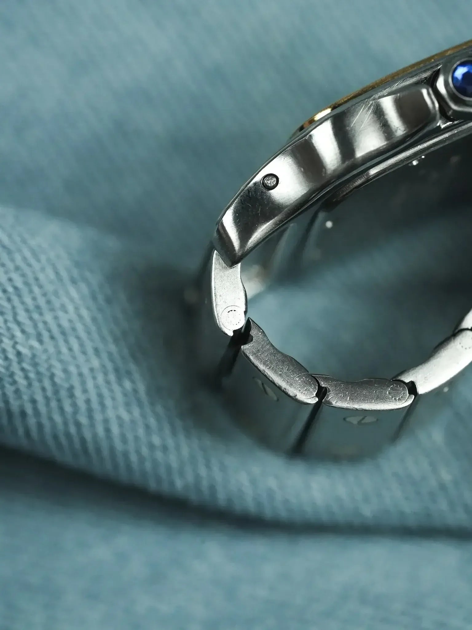 Cartier - Santos Galbée 1566 Acier Or Cadran Taupe 29mm - 1990s - Atelier Victor