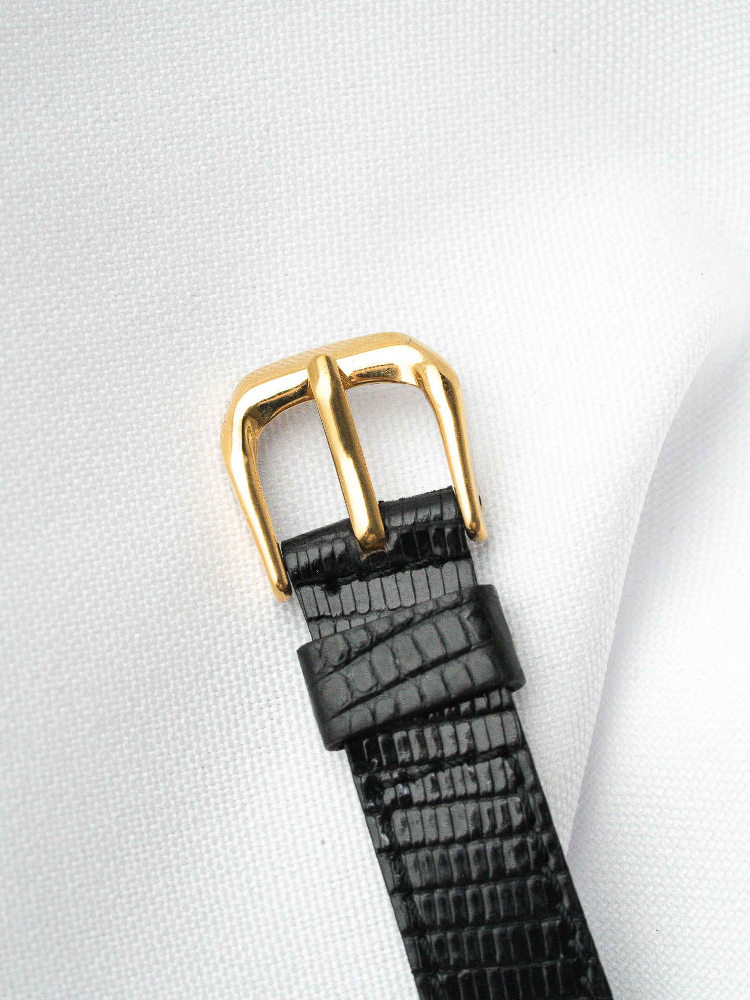 Montre Cartier Must de Cartier Tank SM - Vermeil Cadran Blanc Gris (Vintage 1990) - Atelier Victor
