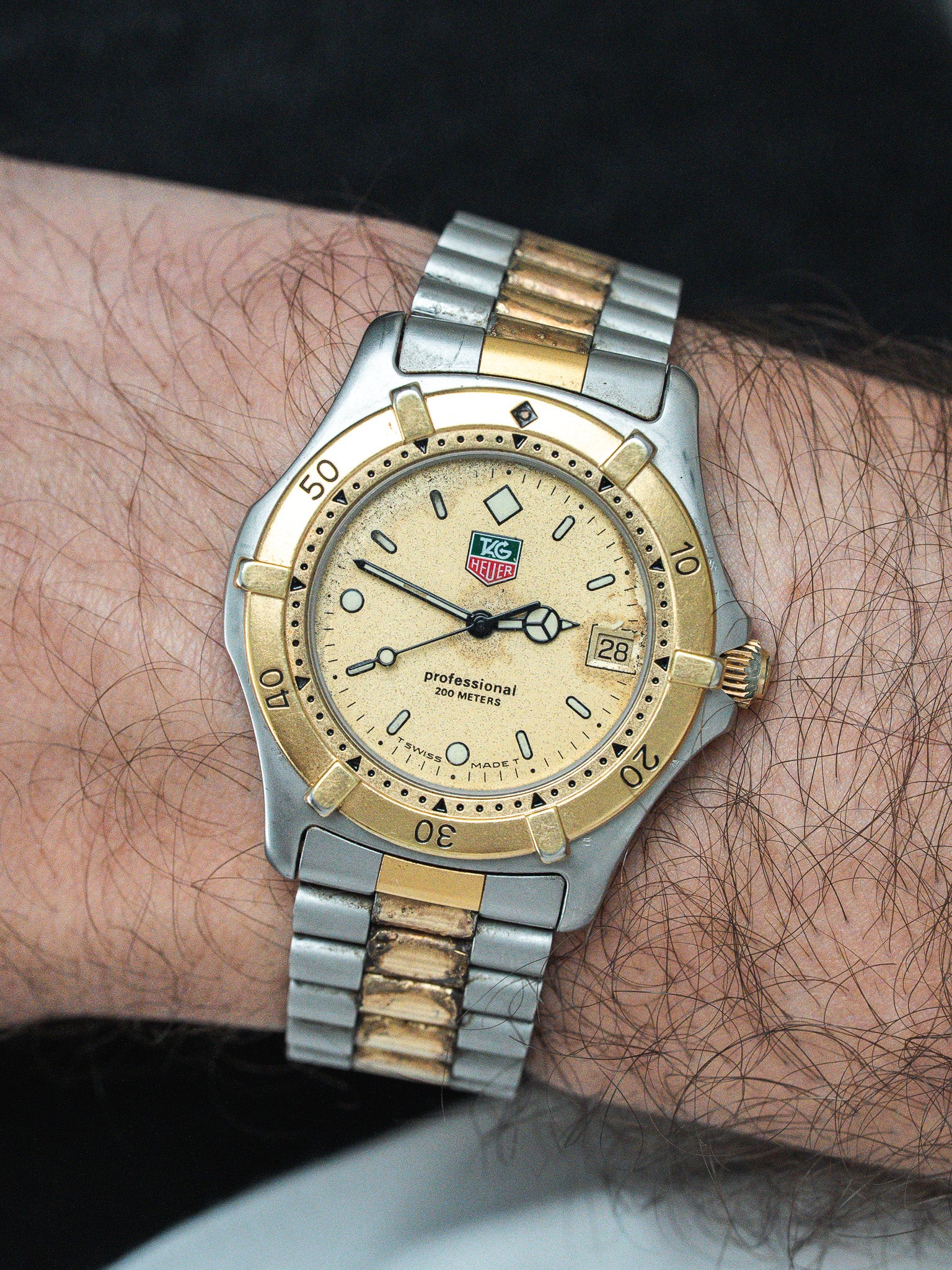 Tag Heuer - Professionale 200M Acciaio & Placcato oro - 1990s