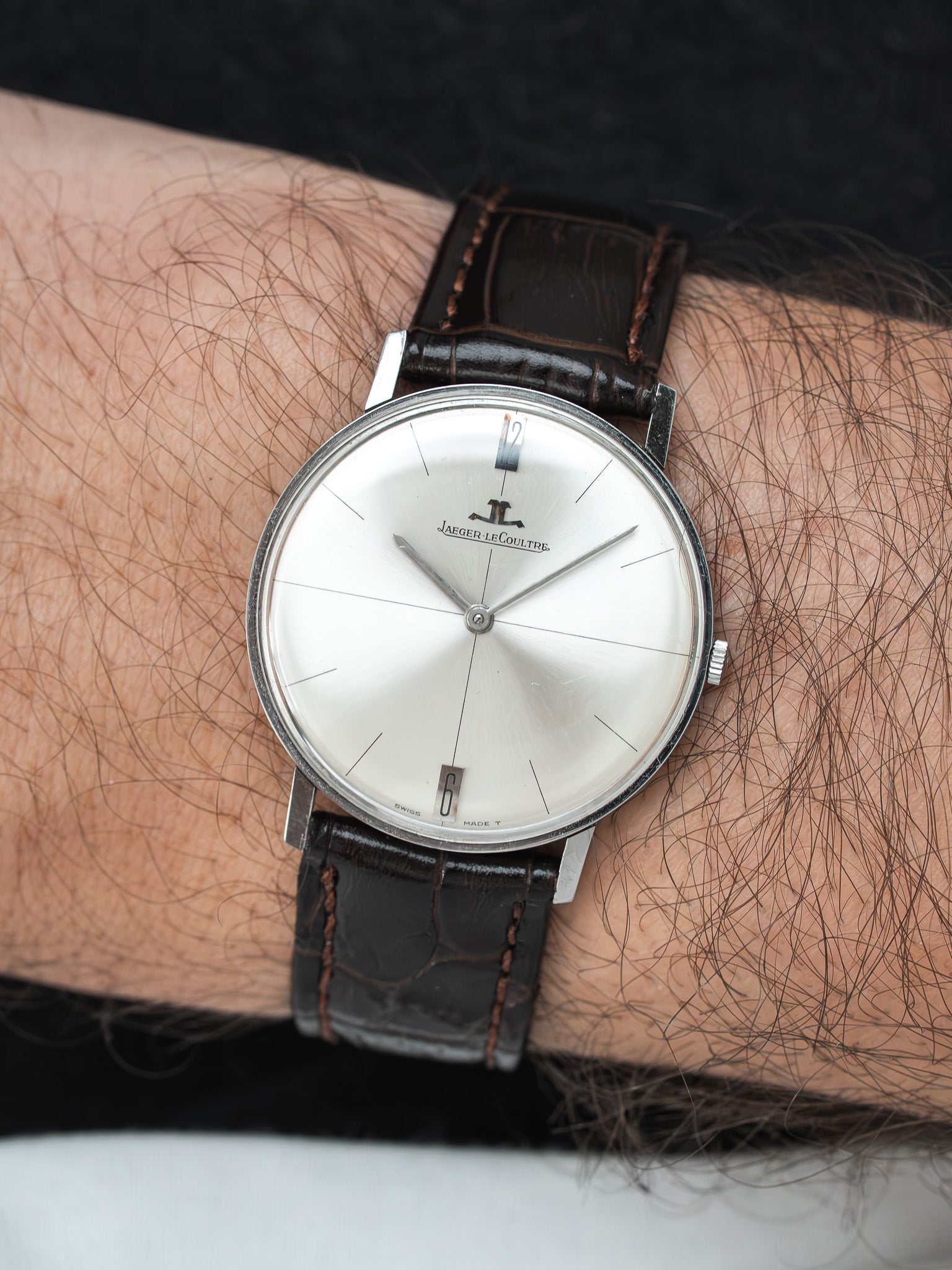 Jaeger-LeCoultre Vintage Watch - 33mm Stainless Steel 6-12h (1960s)