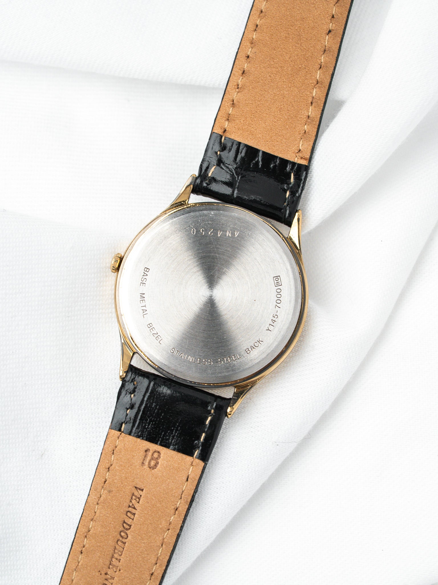 Orologio Alba Seiko Giorno-Notte Placcato Oro — Quadrante Bianco (1994)