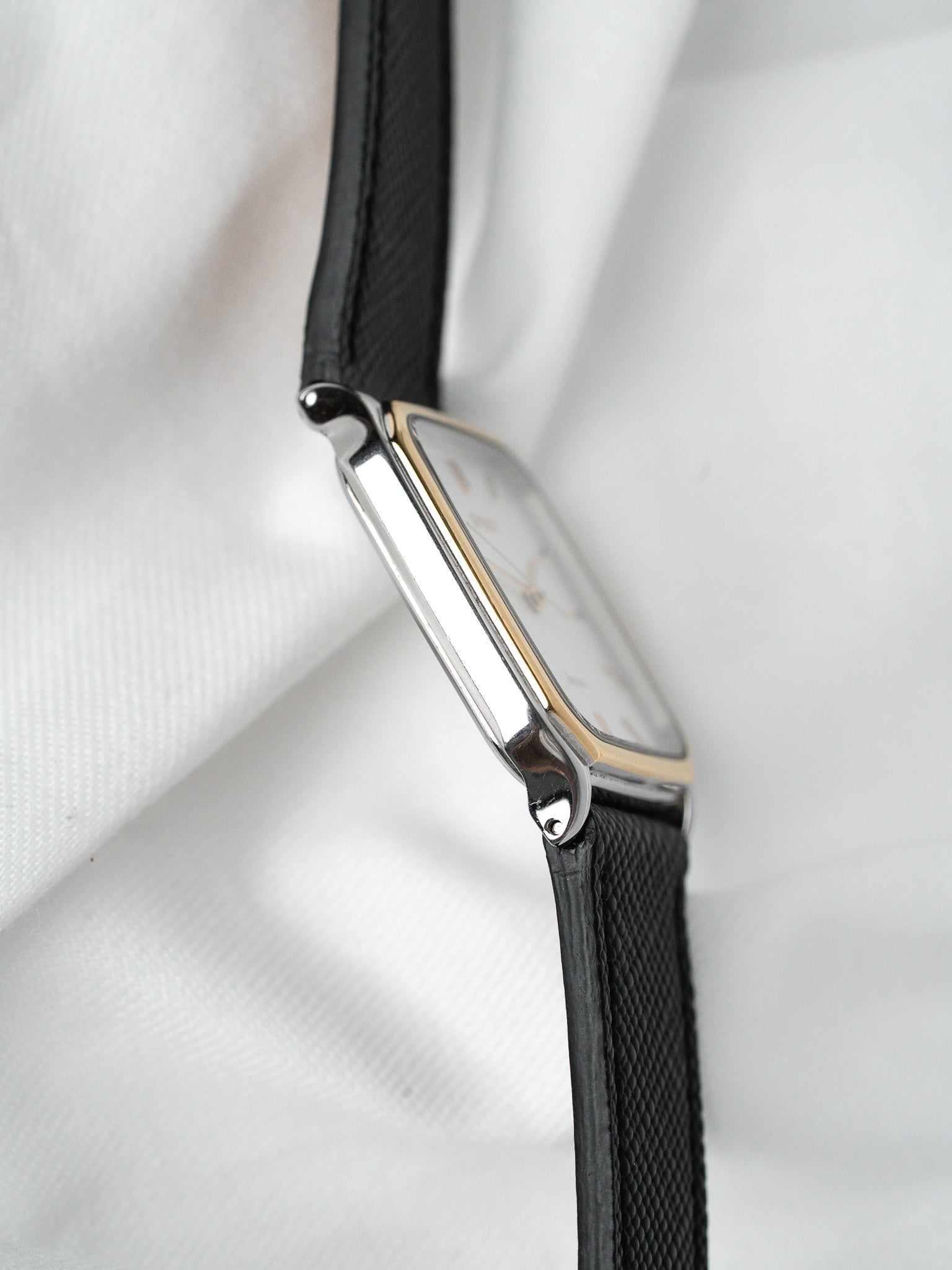 Seiko Spirit Rectangulaire 5E31 — Cadran Blanc (1994)
