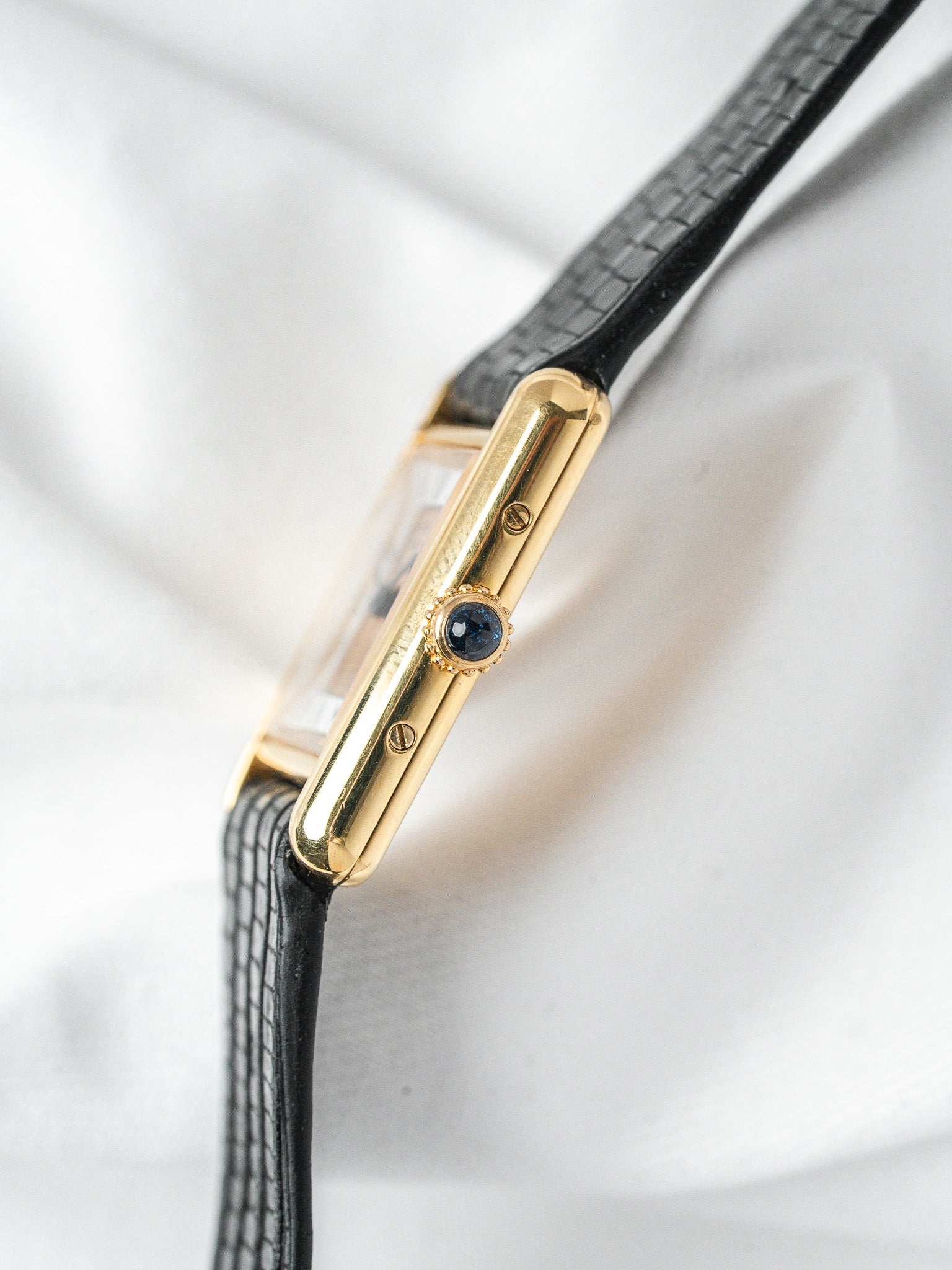 Cartier Must Tank Vermeil SM — Cadran Trinity (1980s)
