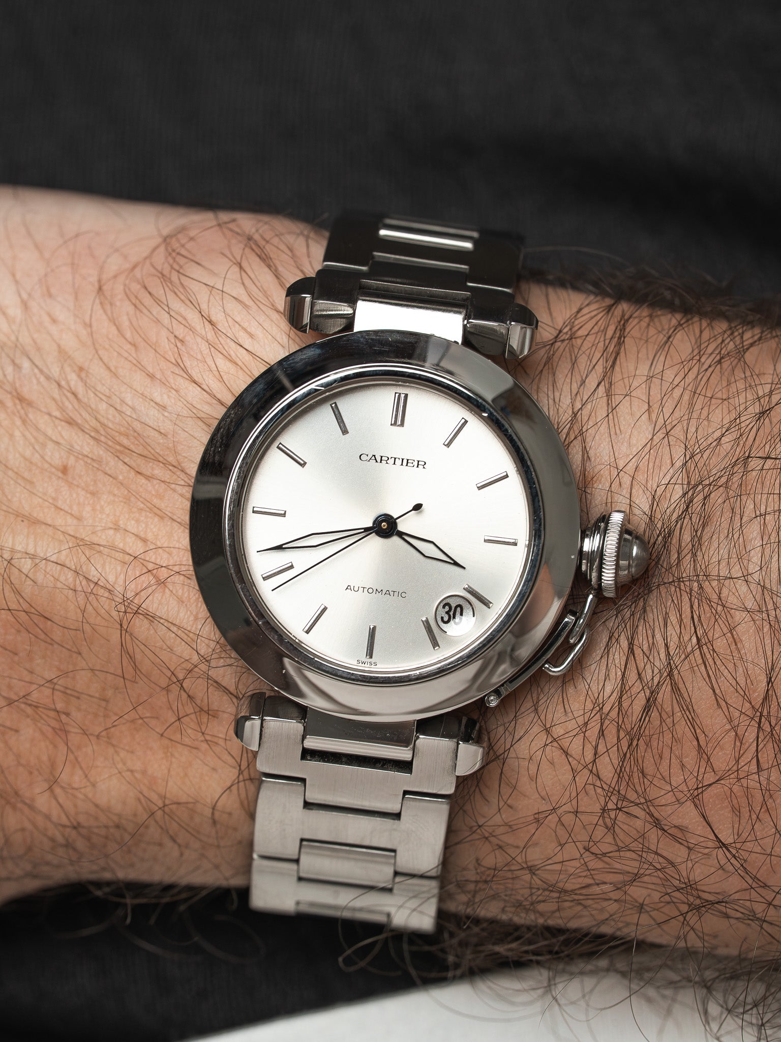 Cartier Pasha C 35mm Acier — Automatique Date (2000s)