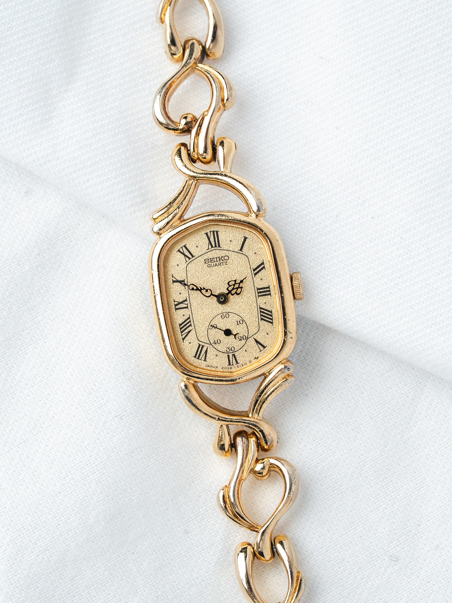 Vintage Seiko Cocktail Watch 2638-5040 Gold-Plated — Gold-Tone (1985)