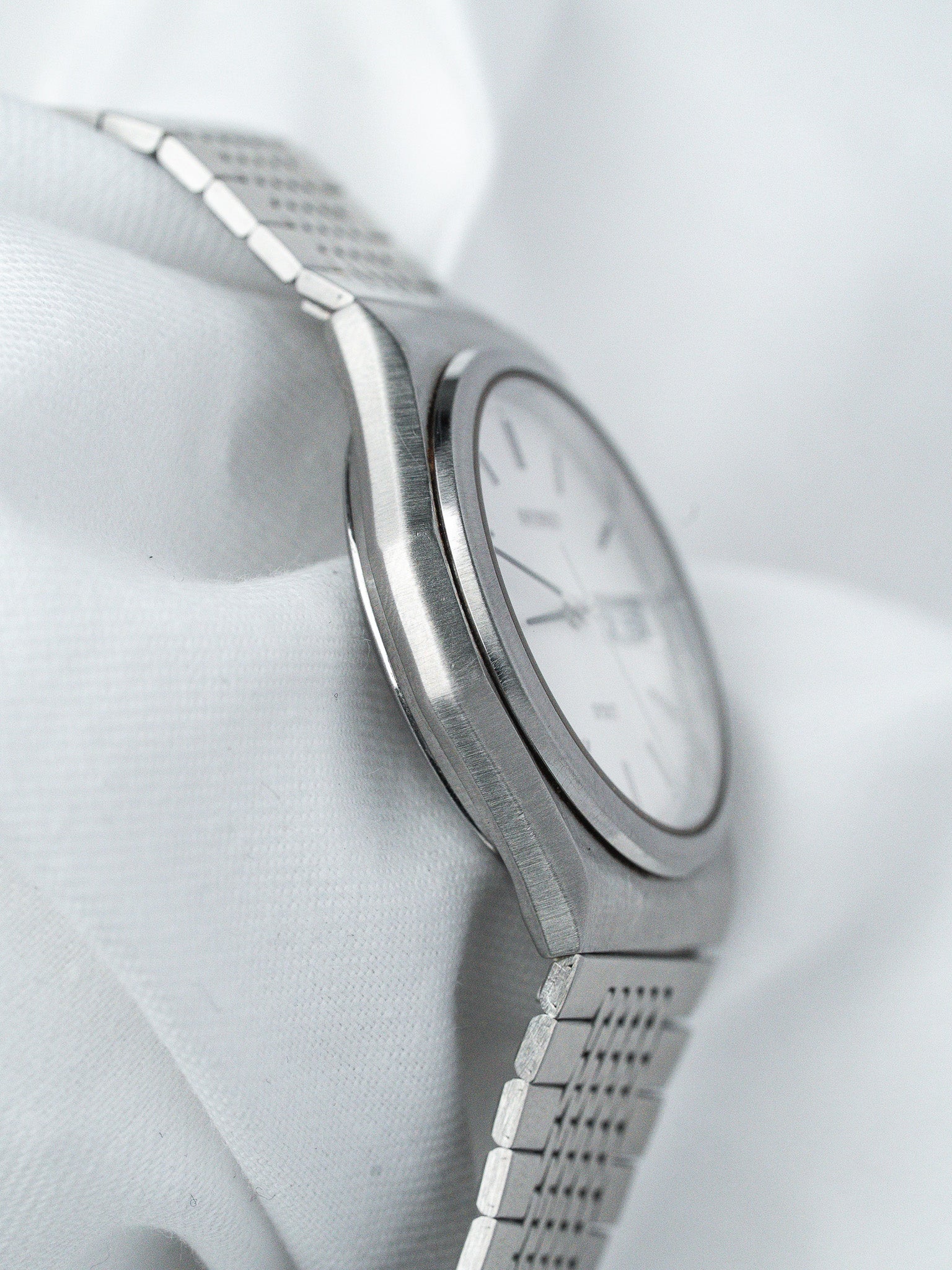 Montre Seiko Spirit 7N93-7000 Acier — Cadran Tissé (1997)