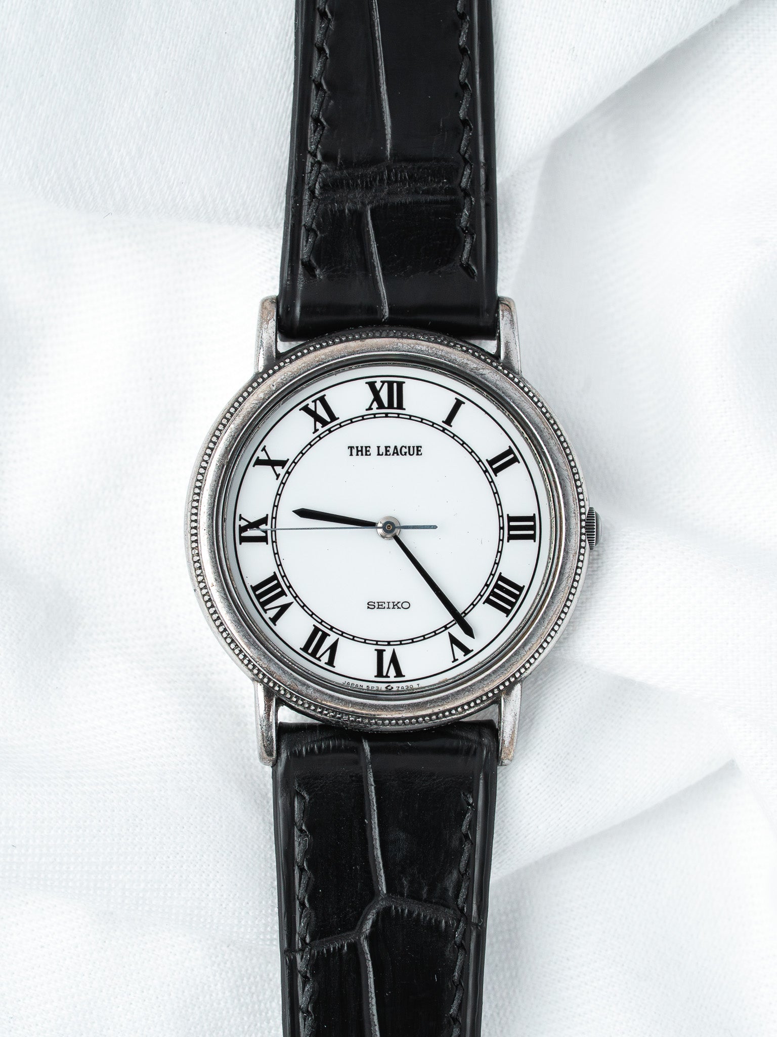 ساعة Seiko The League 5P31-7A50 فولاذ — مينا روماني (1987)